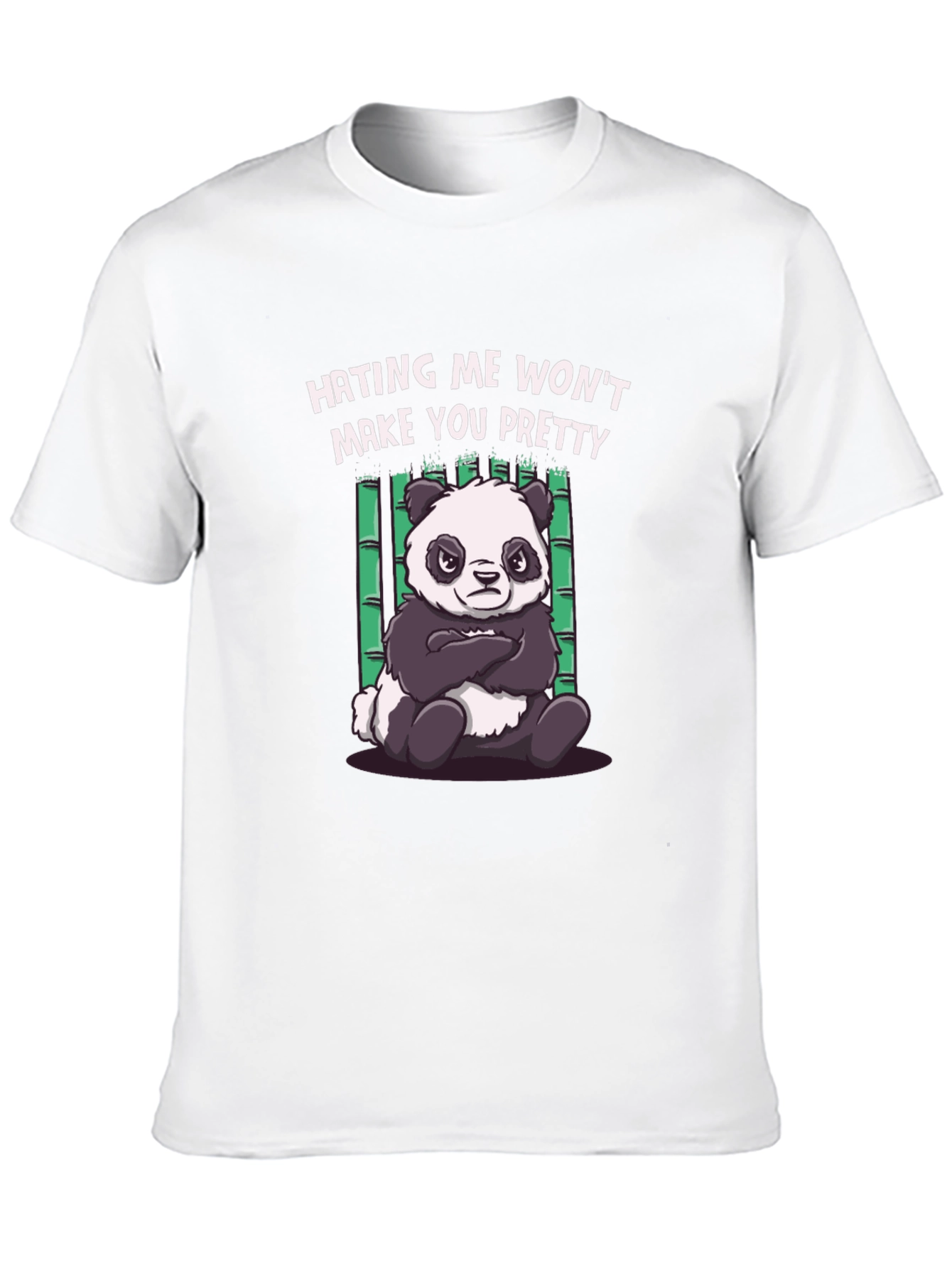 Hating Me Panda Graphic T-Shirt