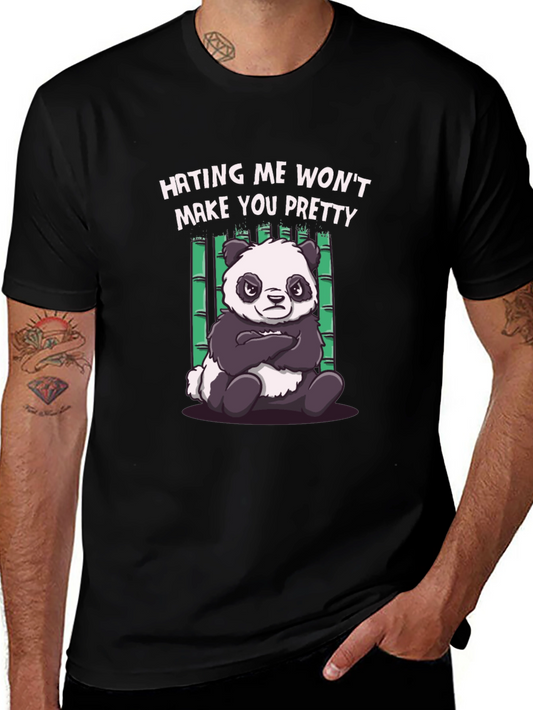 Hating Me Panda Graphic T-Shirt
