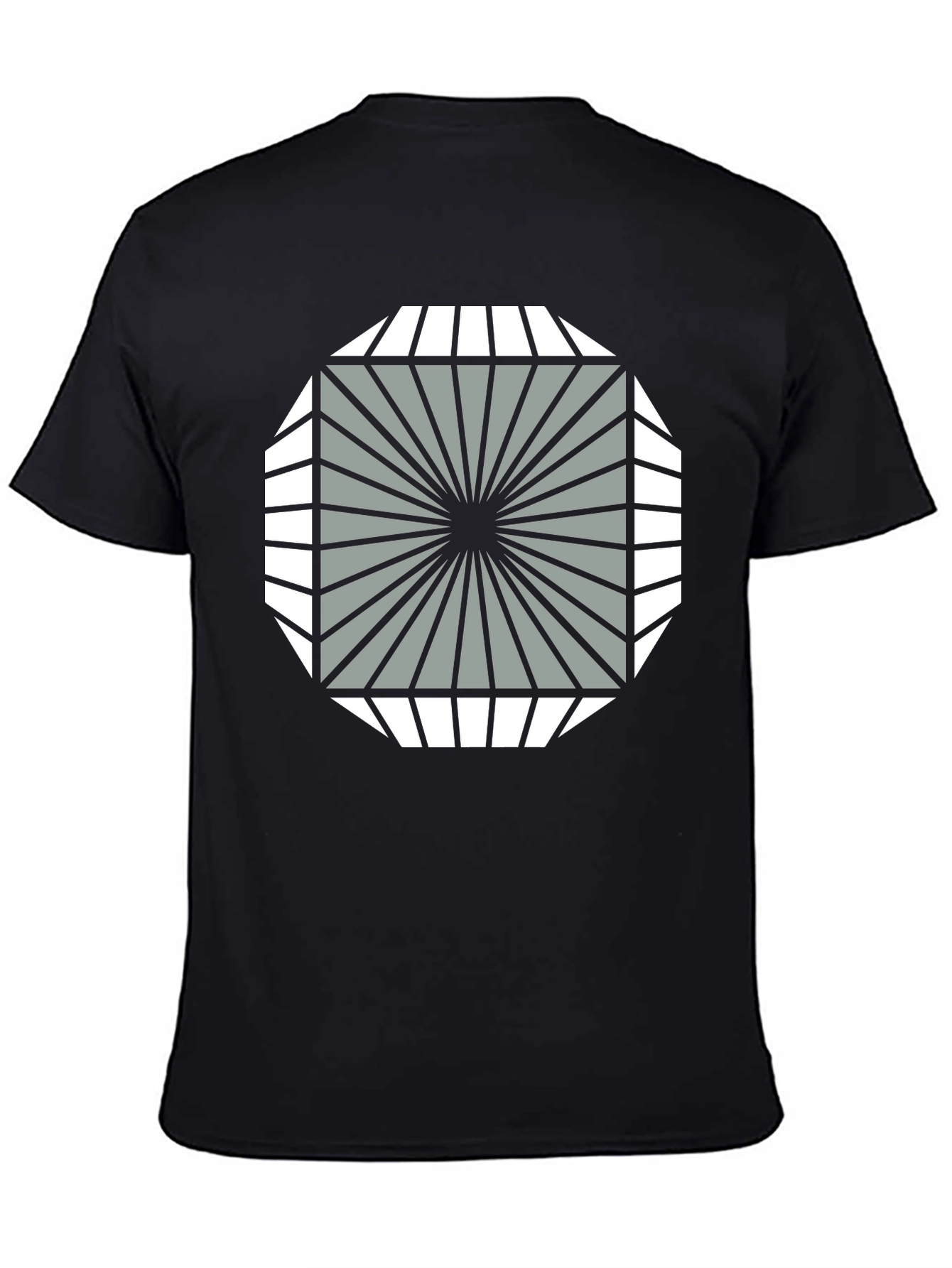 Geometric Graphic Tee - Stylish Modern Design
