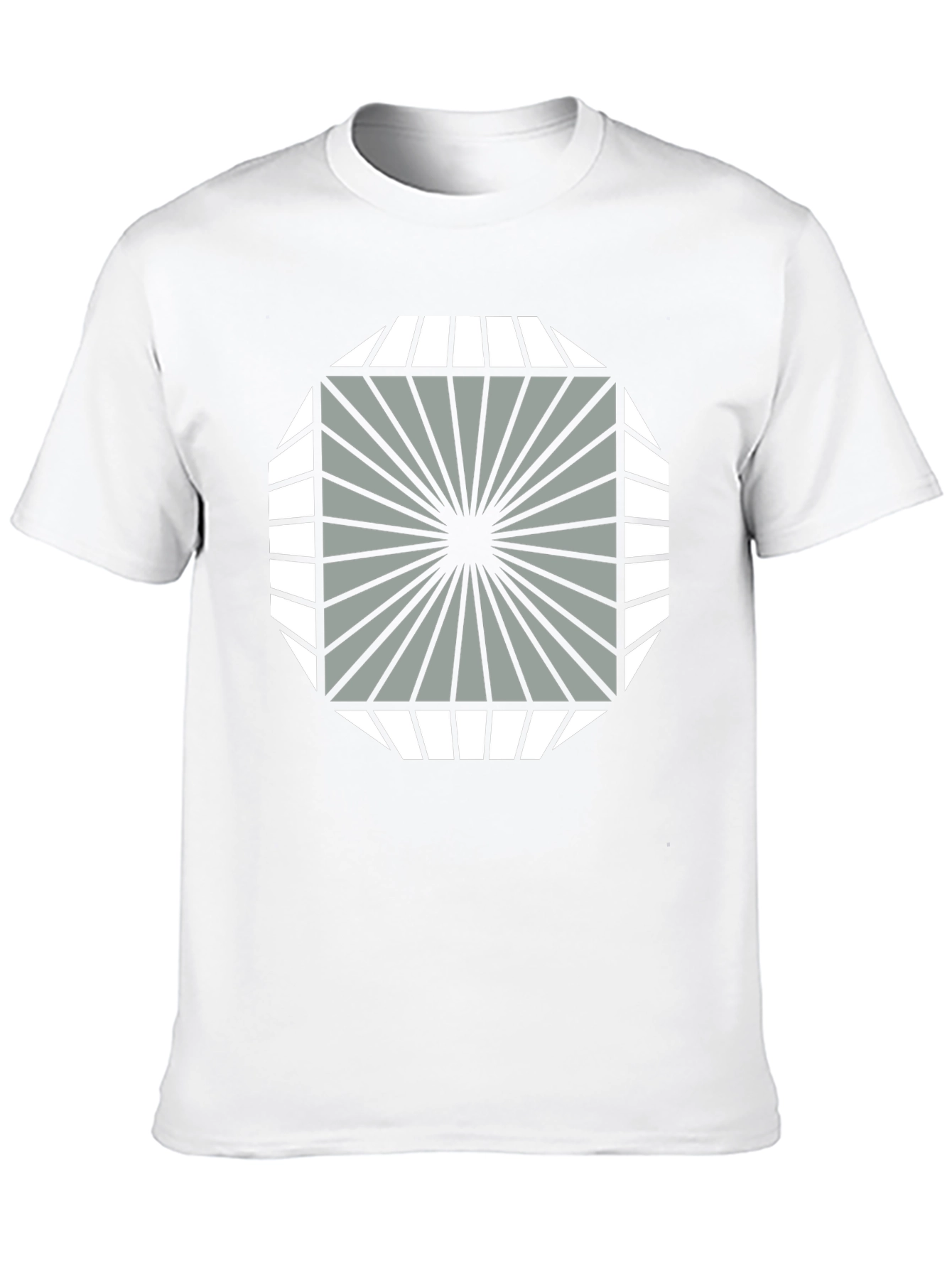 Geometric Graphic Tee - Stylish Modern Design