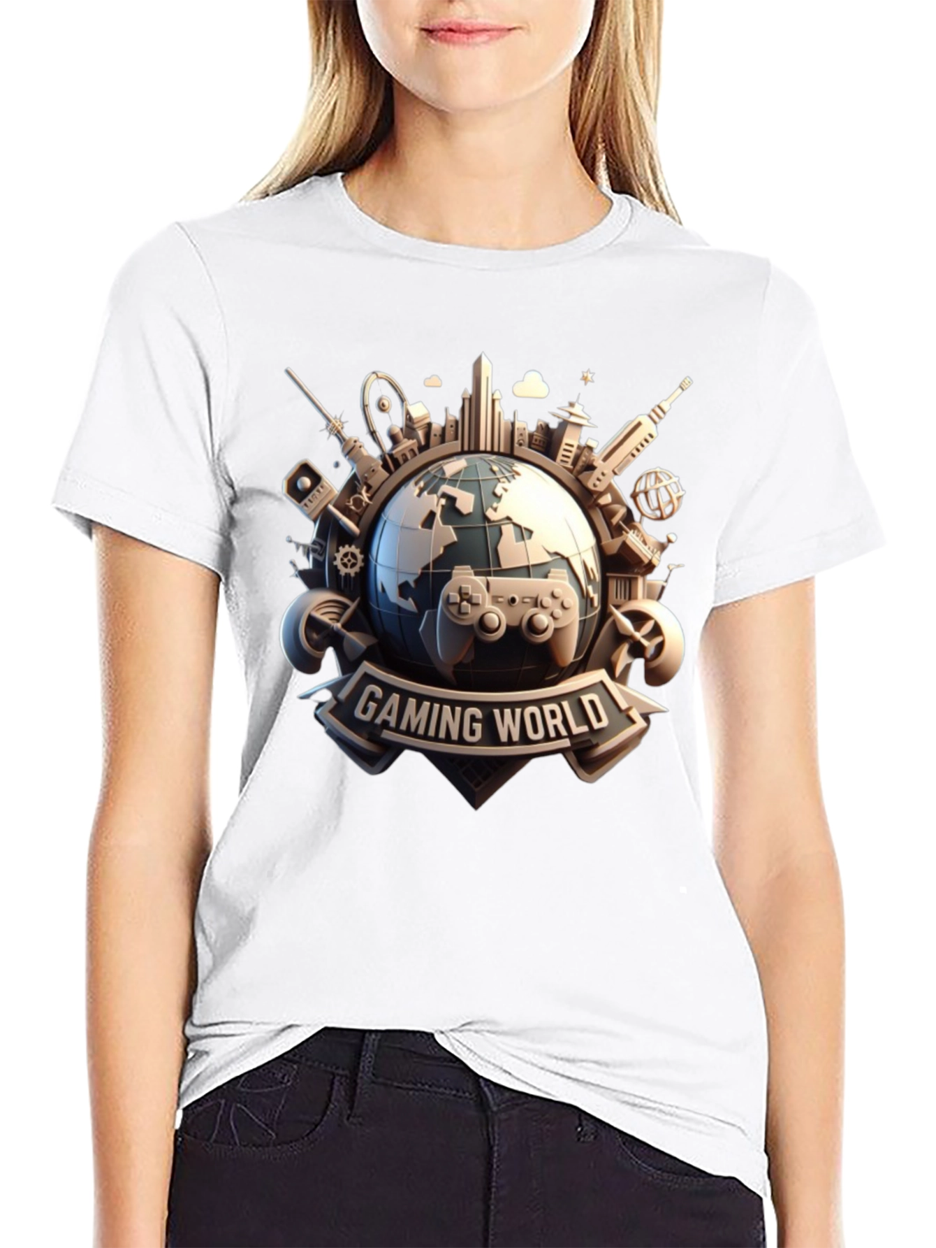 Gaming World T-Shirt - Gamer Gift