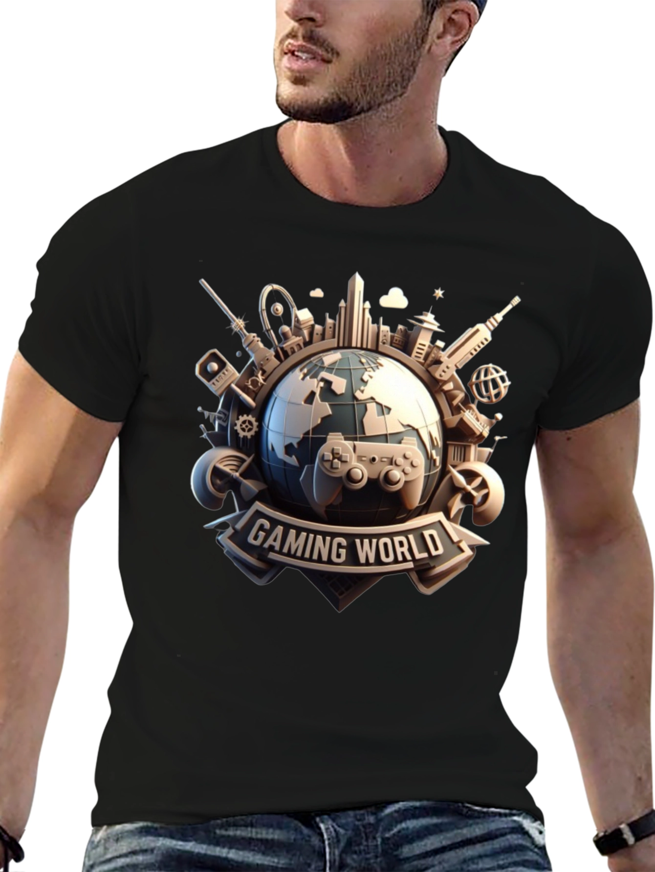 Gaming World T-Shirt - Gamer Gift