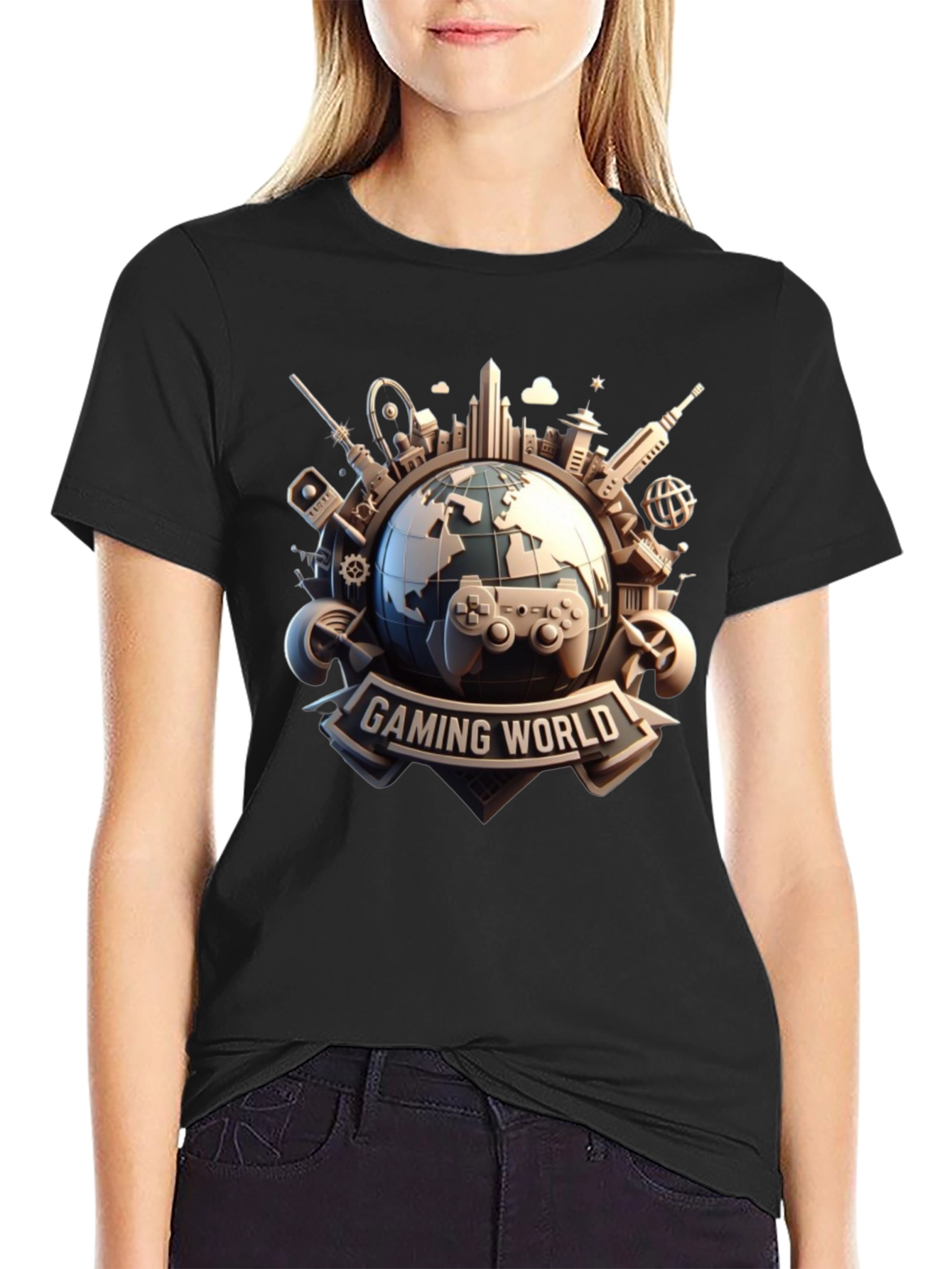 Gaming World T-Shirt - Gamer Gift