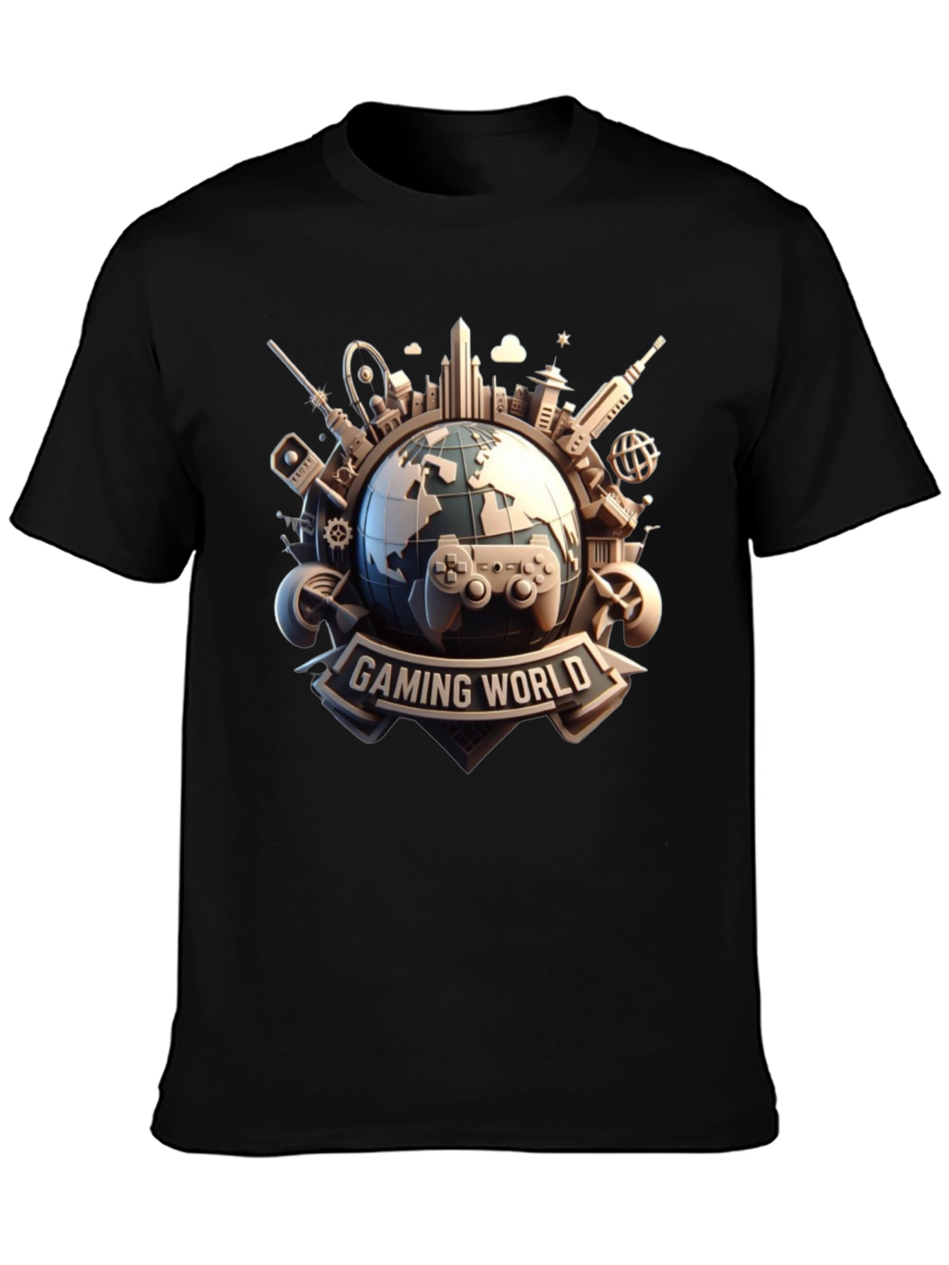 Gaming World T-Shirt - Gamer Gift