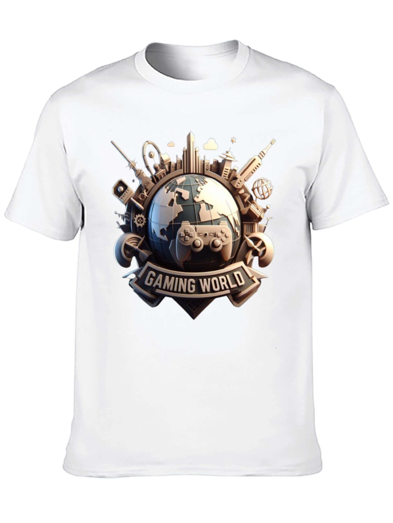 Gaming World T-Shirt - Gamer Gift
