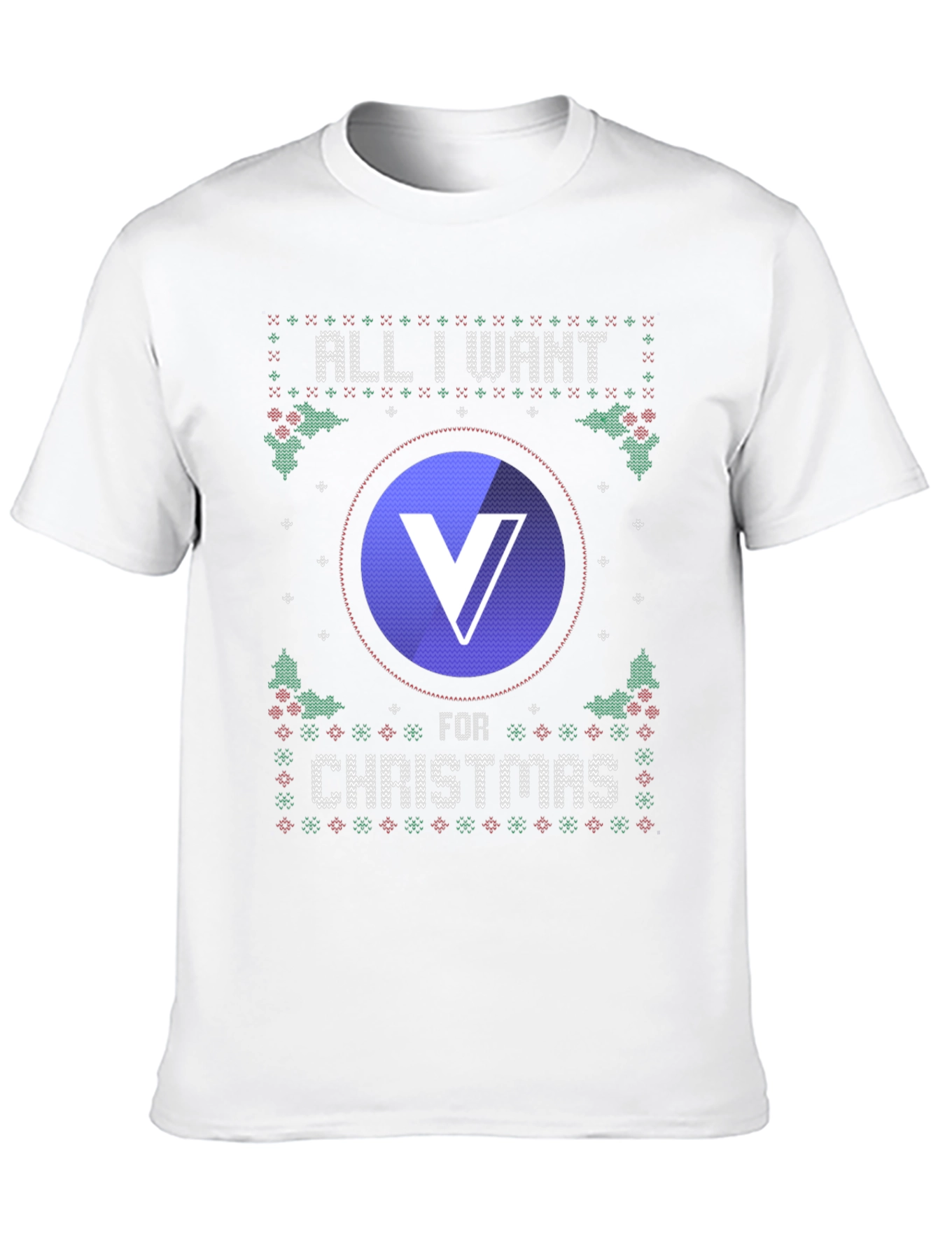 Verus Coin Christmas Sweater T-Shirt