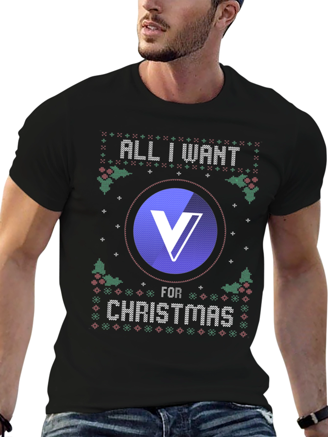 Verus Coin Christmas Sweater T-Shirt