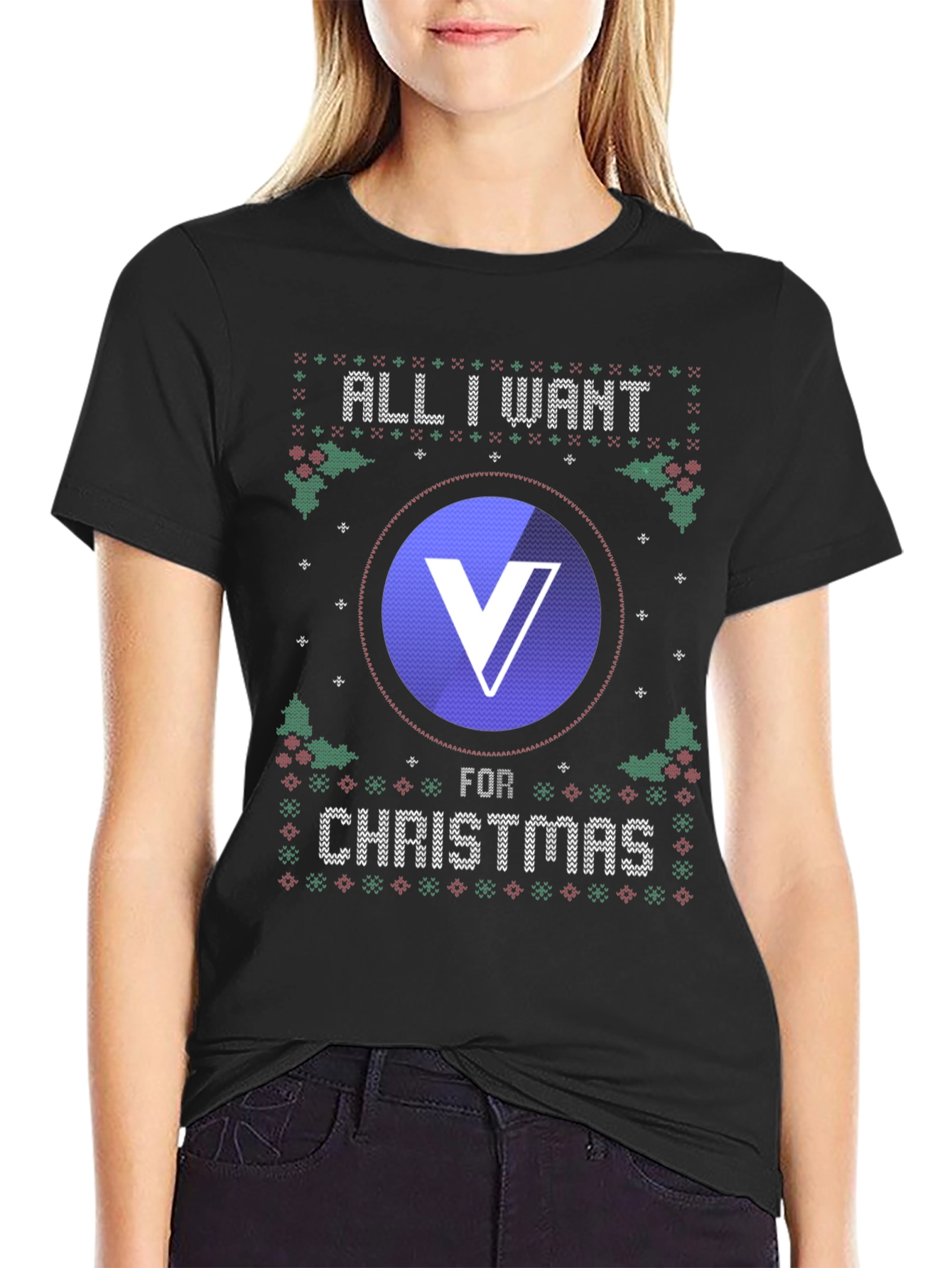Verus Coin Christmas Sweater T-Shirt
