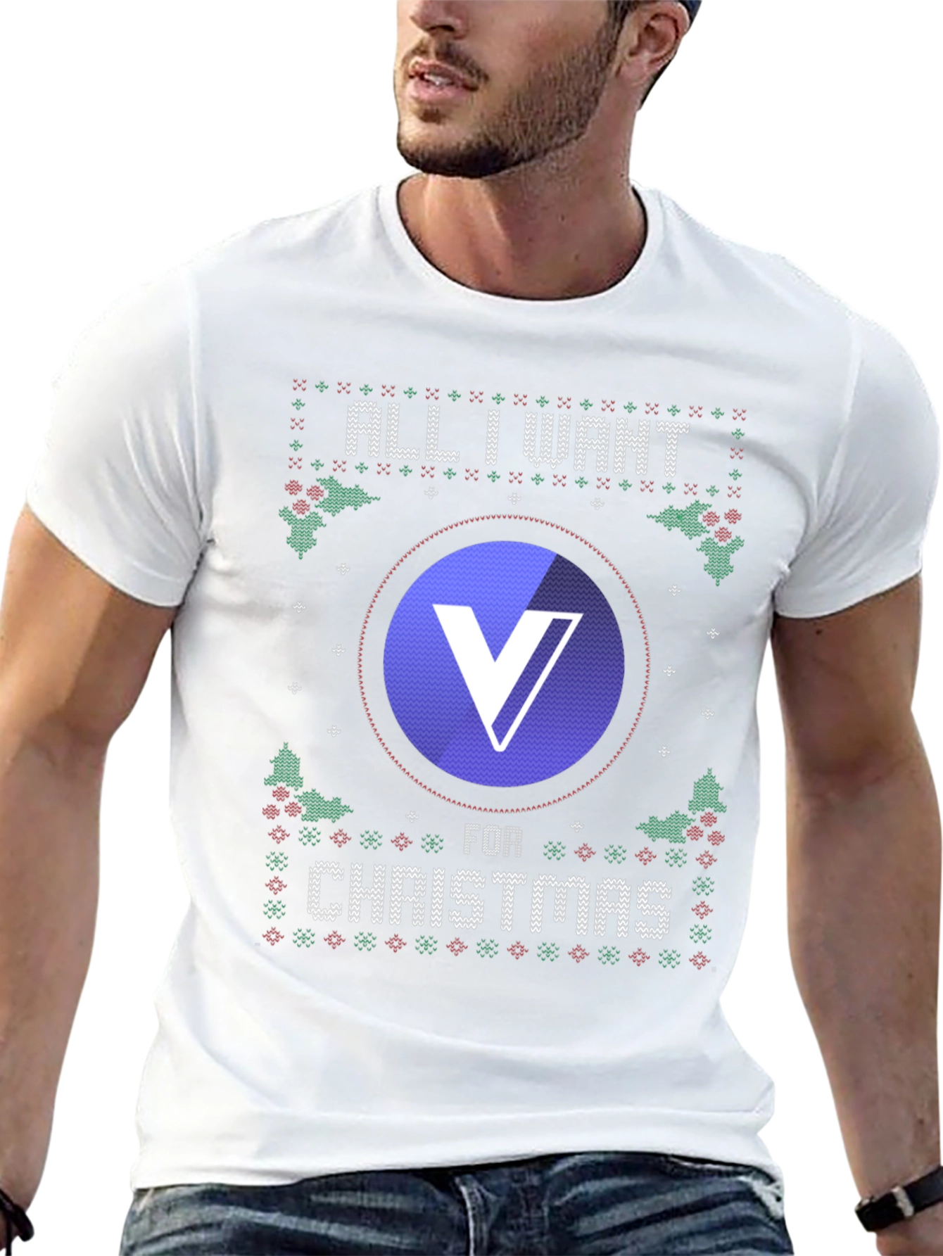Verus Coin Christmas Sweater T-Shirt