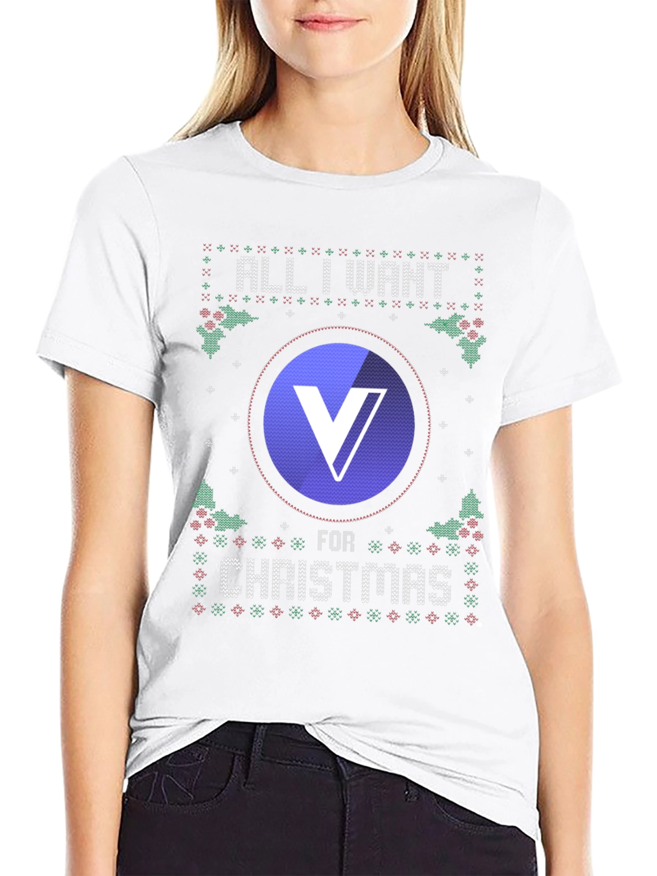 Verus Coin Christmas Sweater T-Shirt