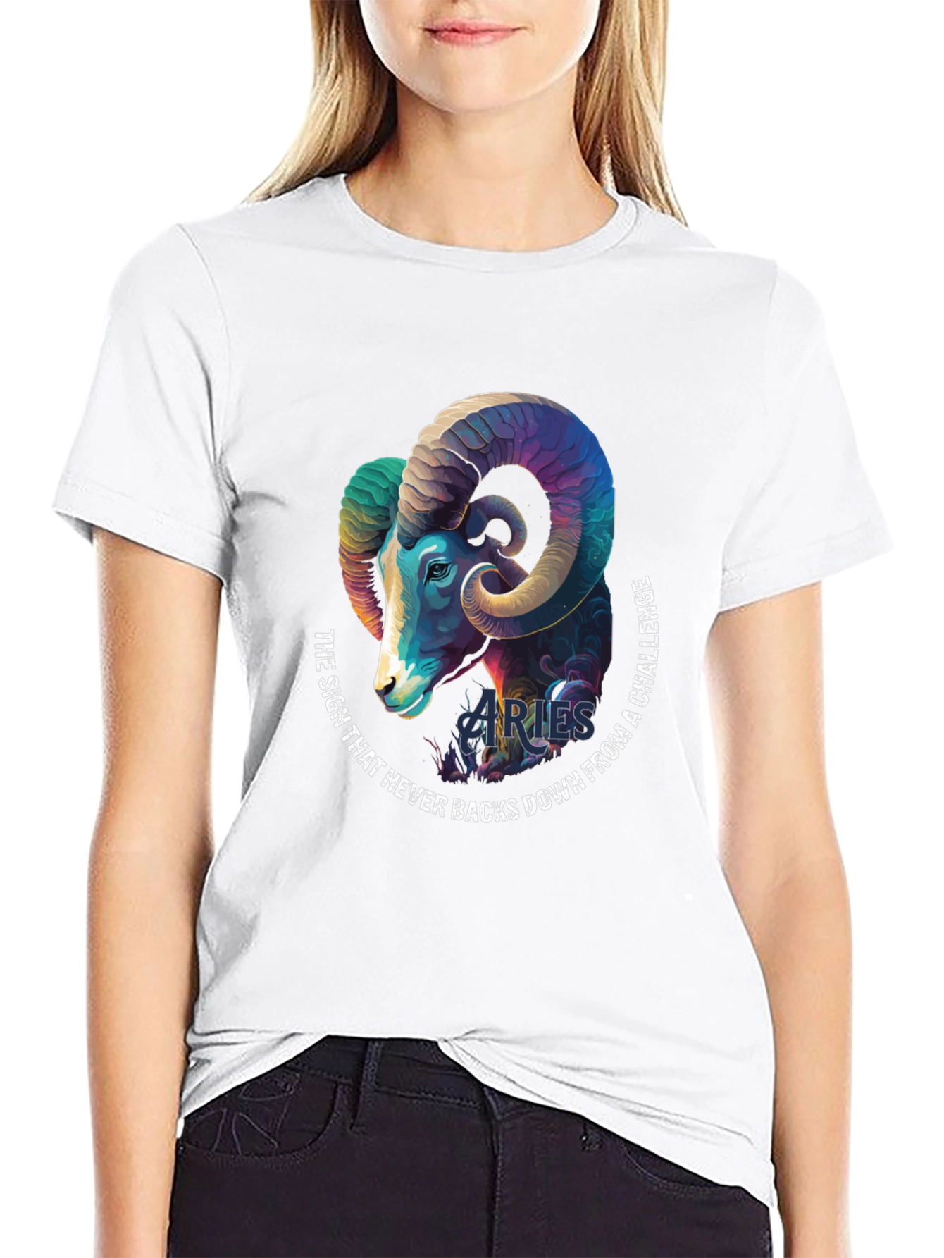 Aries Zodiac Graphic T-Shirt