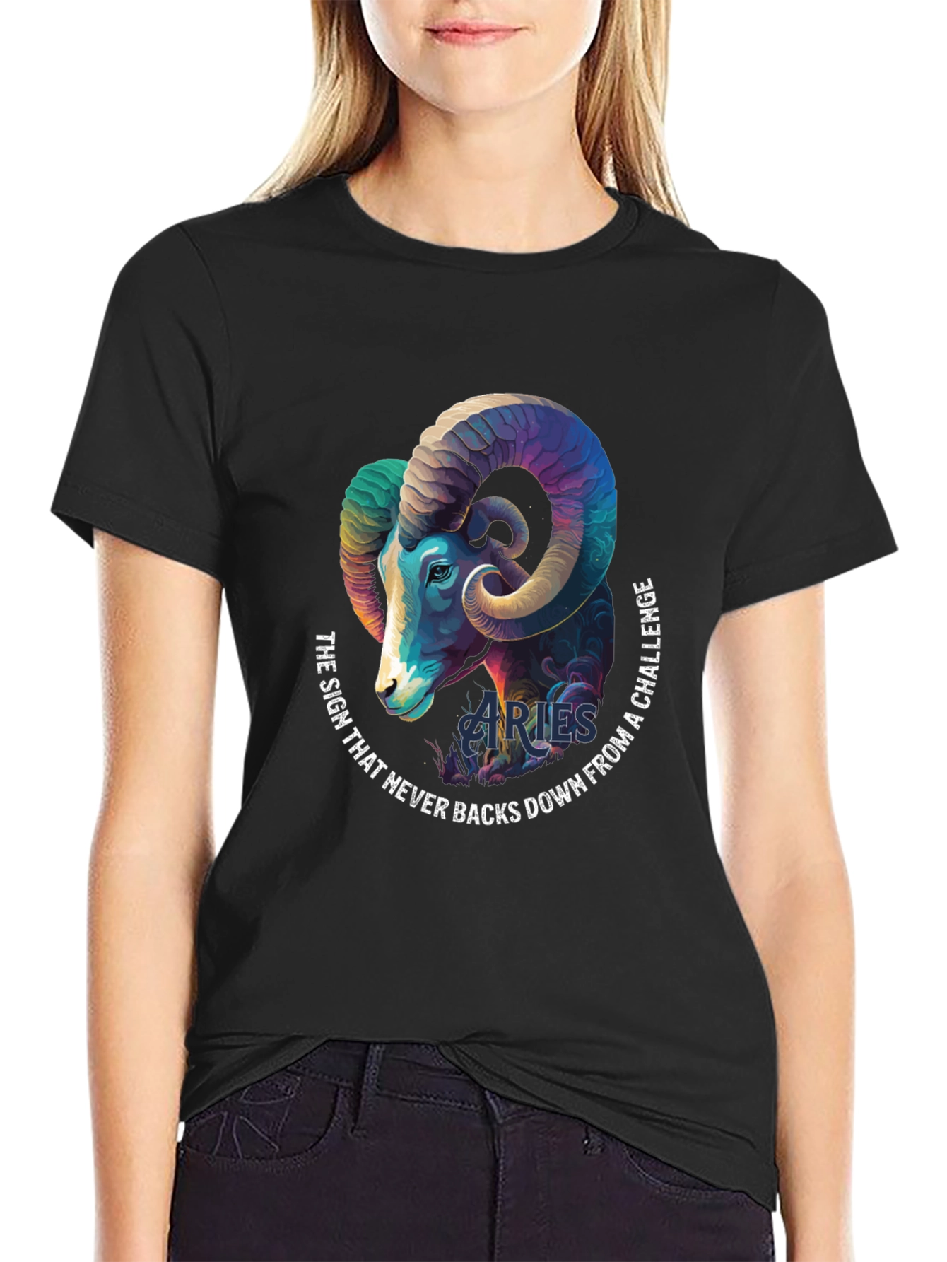 Aries Zodiac Graphic T-Shirt