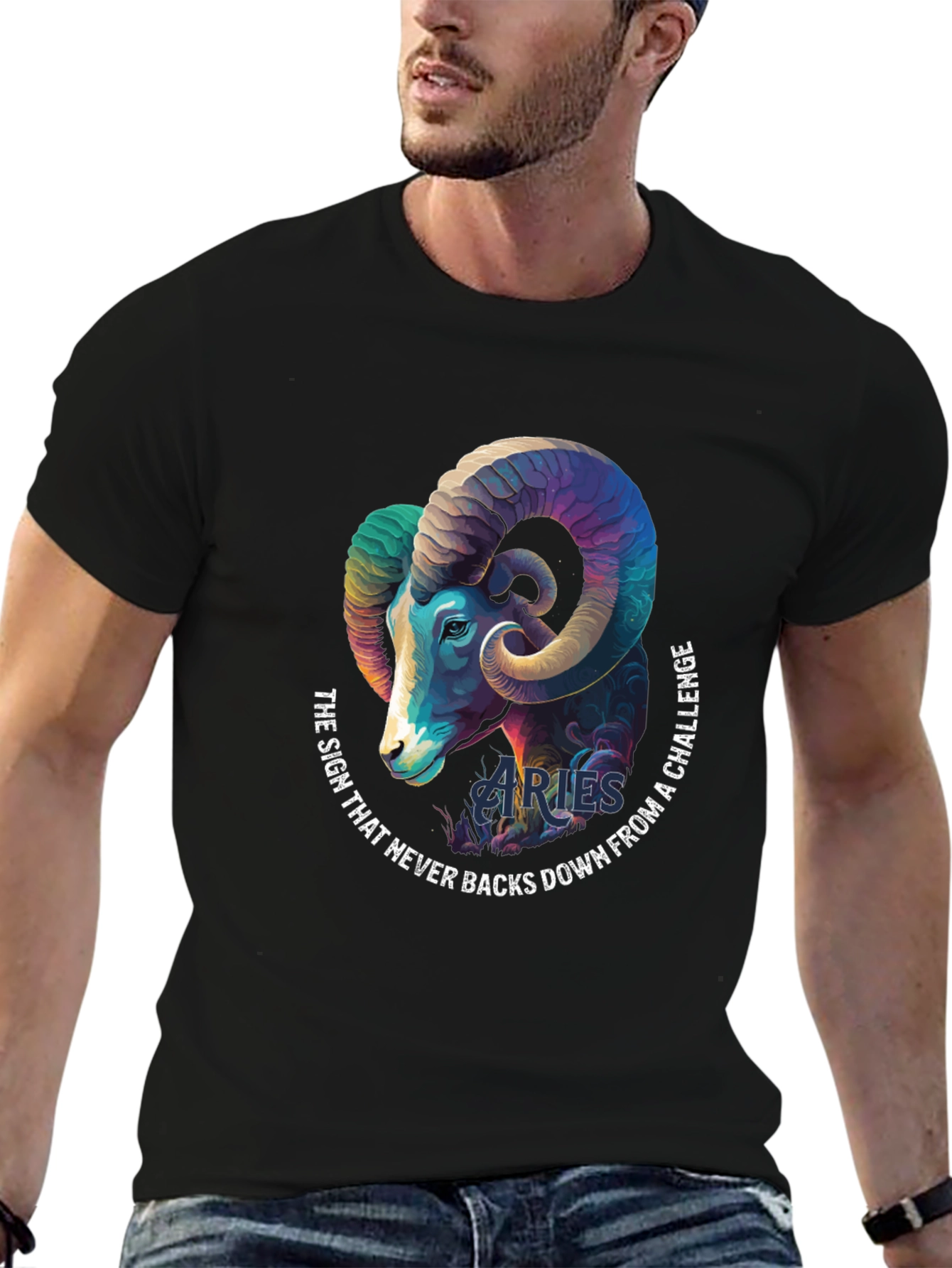 Aries Zodiac Graphic T-Shirt