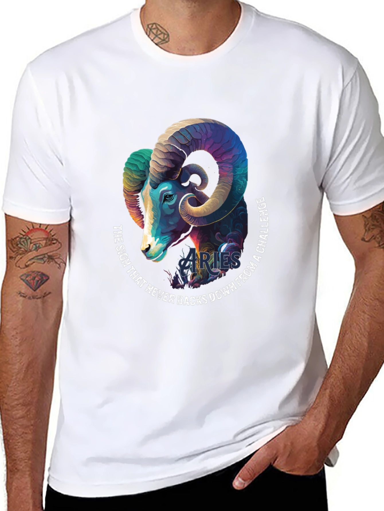 Aries Zodiac Graphic T-Shirt