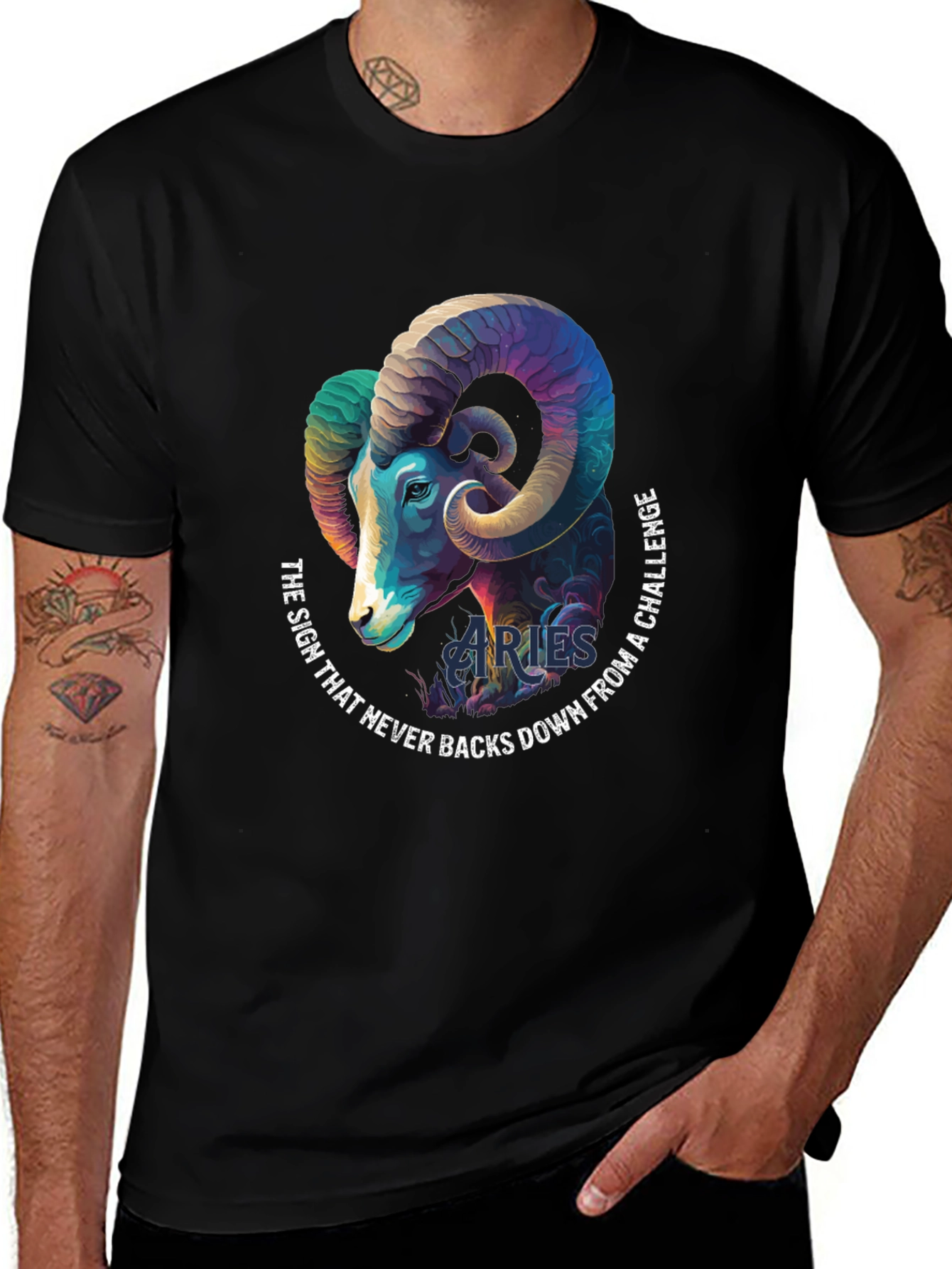 Aries Zodiac Graphic T-Shirt