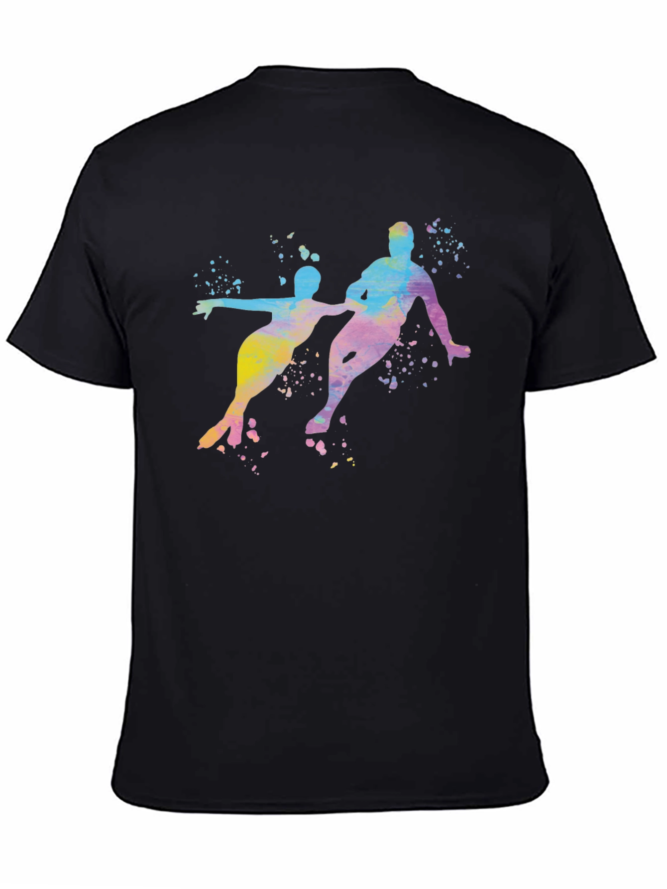 Watercolor Ice Skating T-Shirt