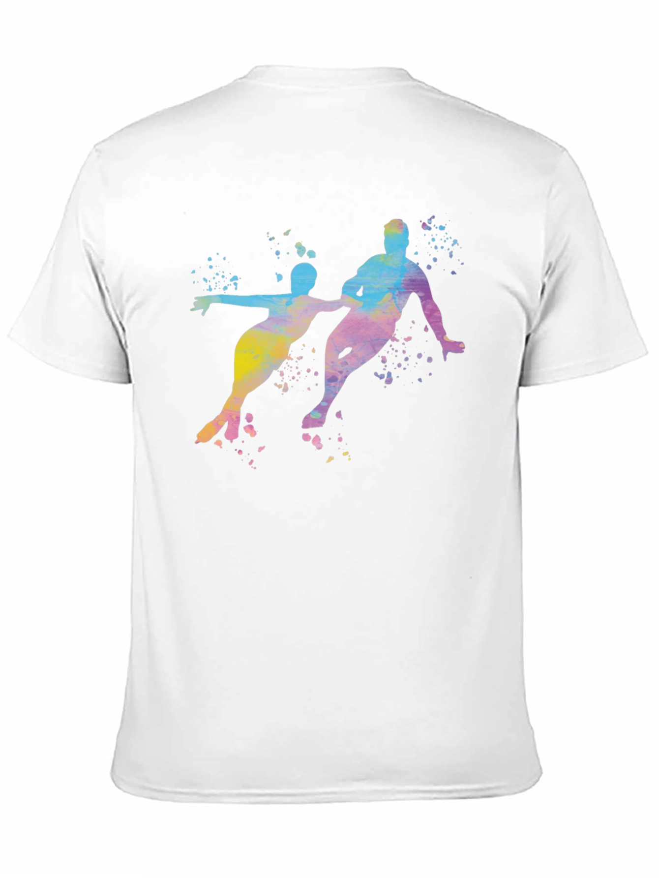 Watercolor Ice Skating T-Shirt