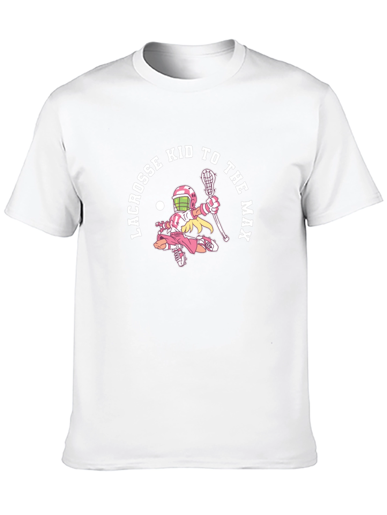 Lacrosse Kid to the Max Black T-Shirt