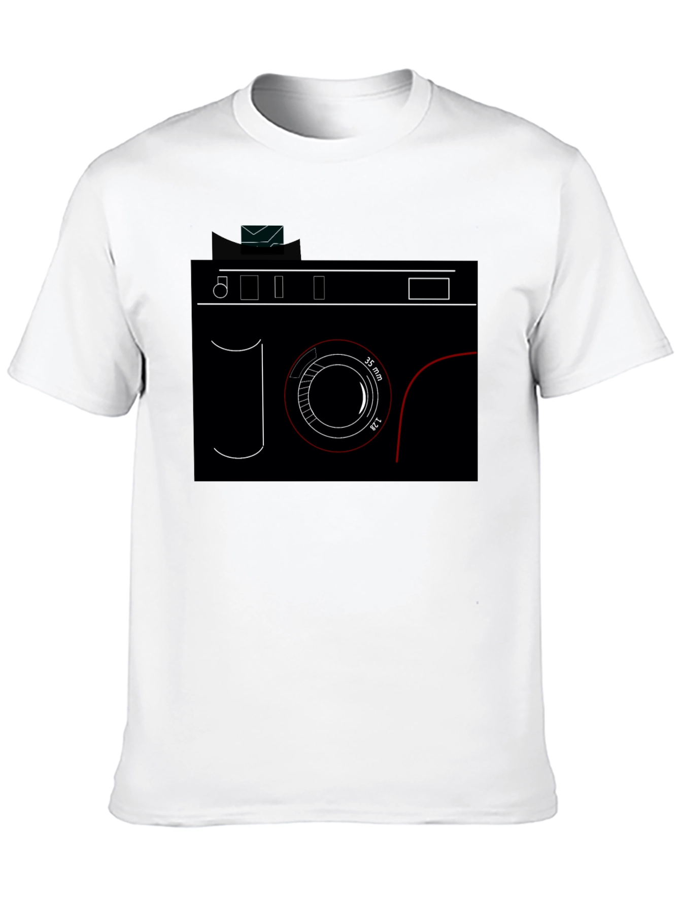 Camera Graphic Black T-Shirt