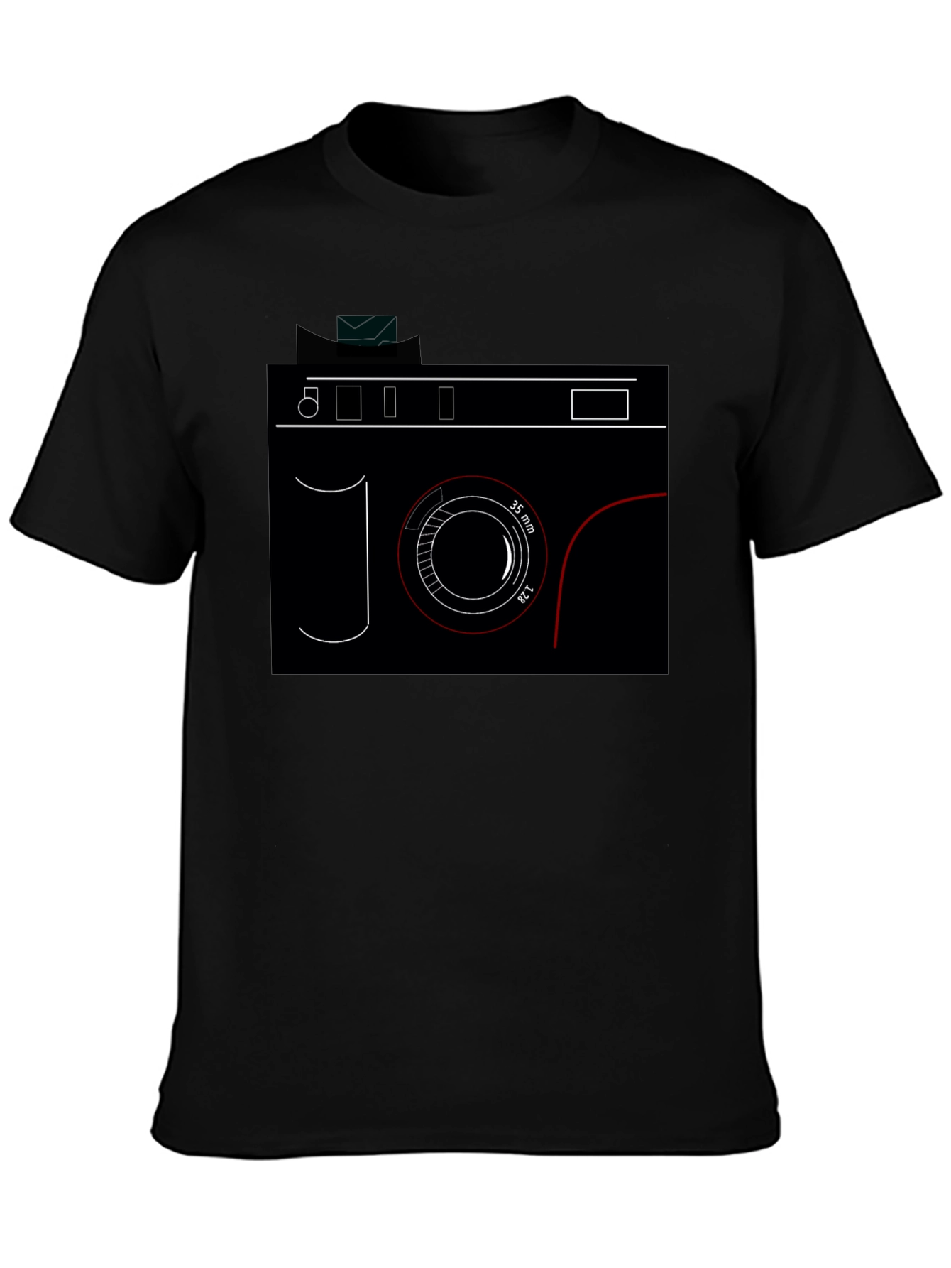 Camera Graphic Black T-Shirt