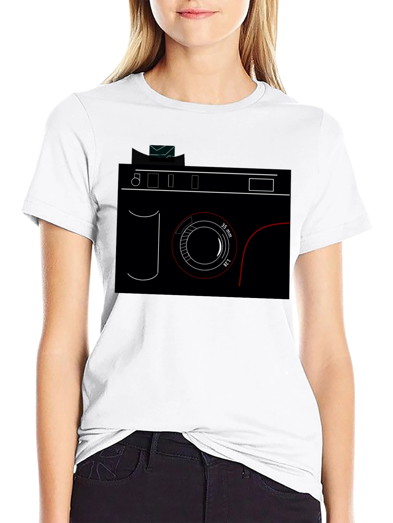 Camera Graphic Black T-Shirt