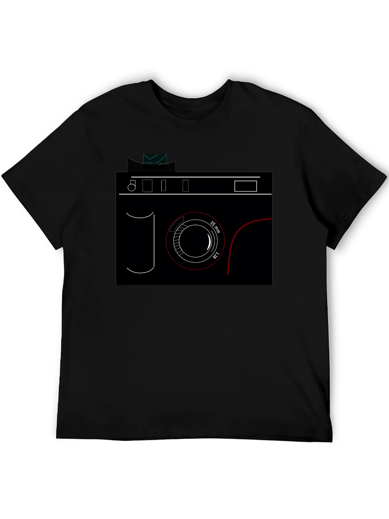Camera Graphic Black T-Shirt