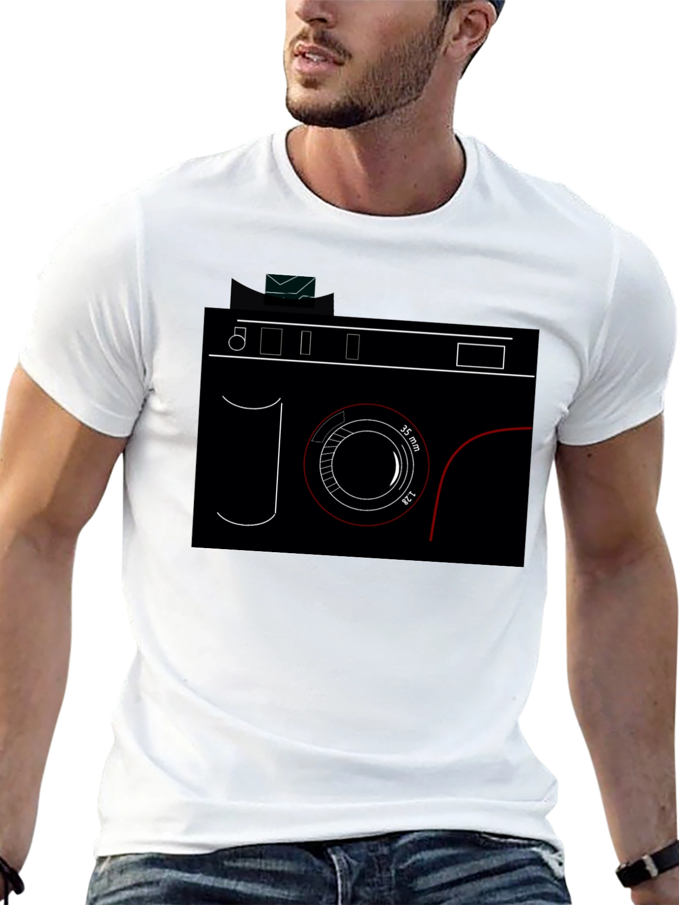 Camera Graphic Black T-Shirt