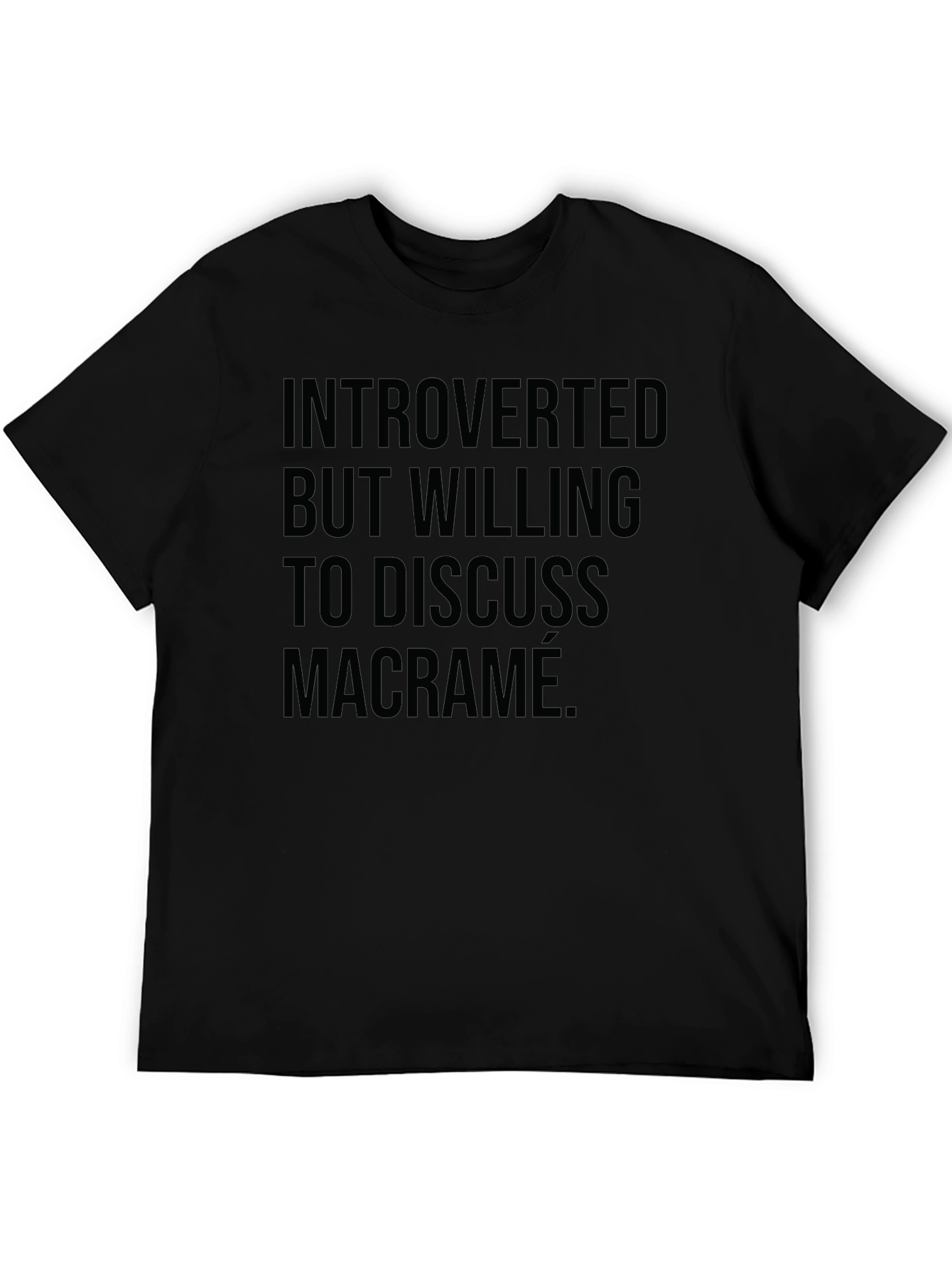 Introverted Macrame T-Shirt - Funny Statement Tee