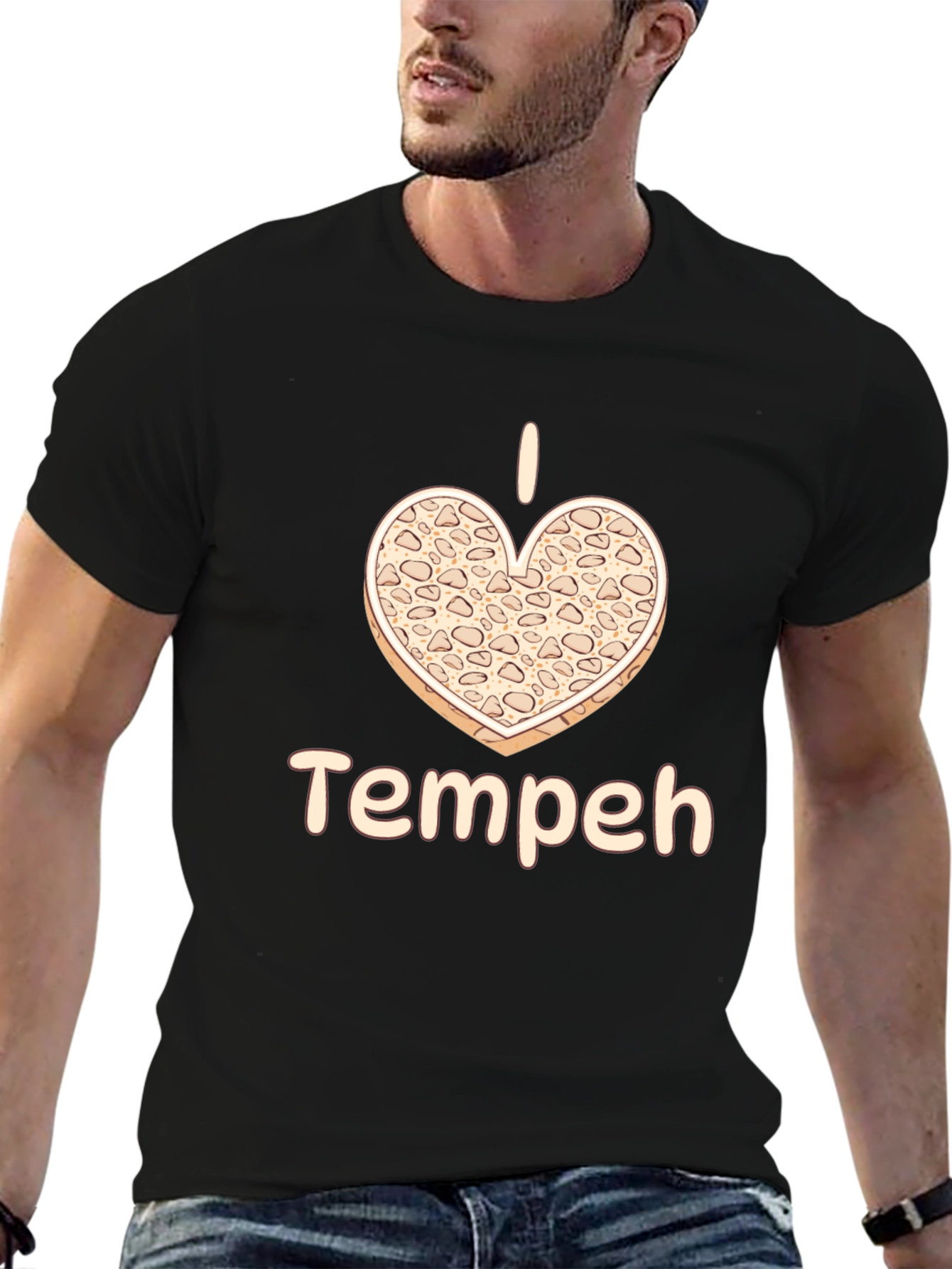 I Love Tempeh Graphic T-Shirt