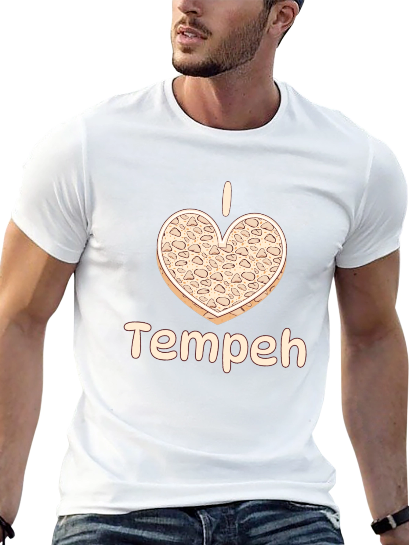 I Love Tempeh Graphic T-Shirt