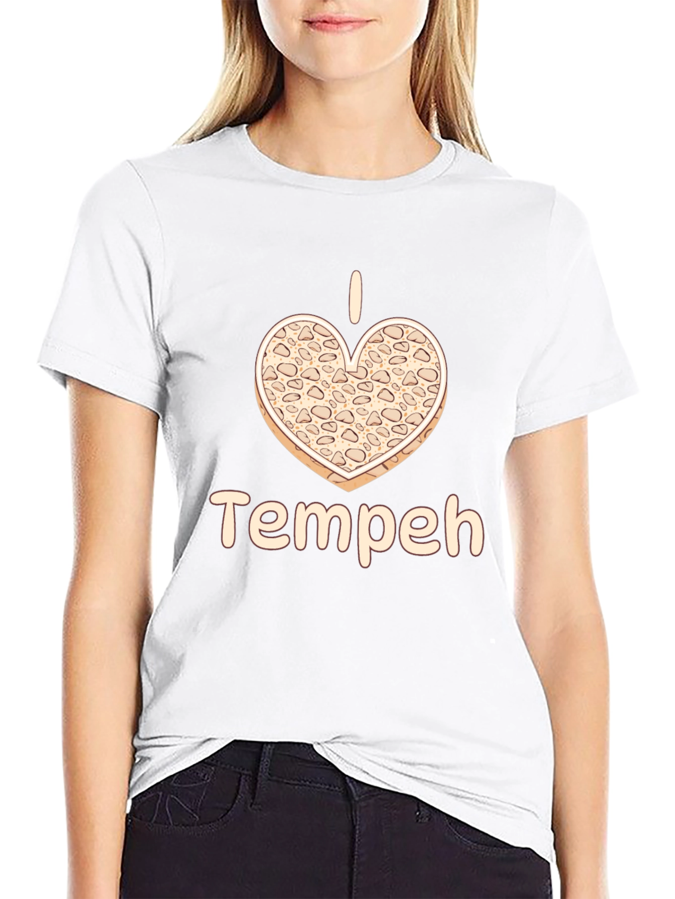 I Love Tempeh Graphic T-Shirt