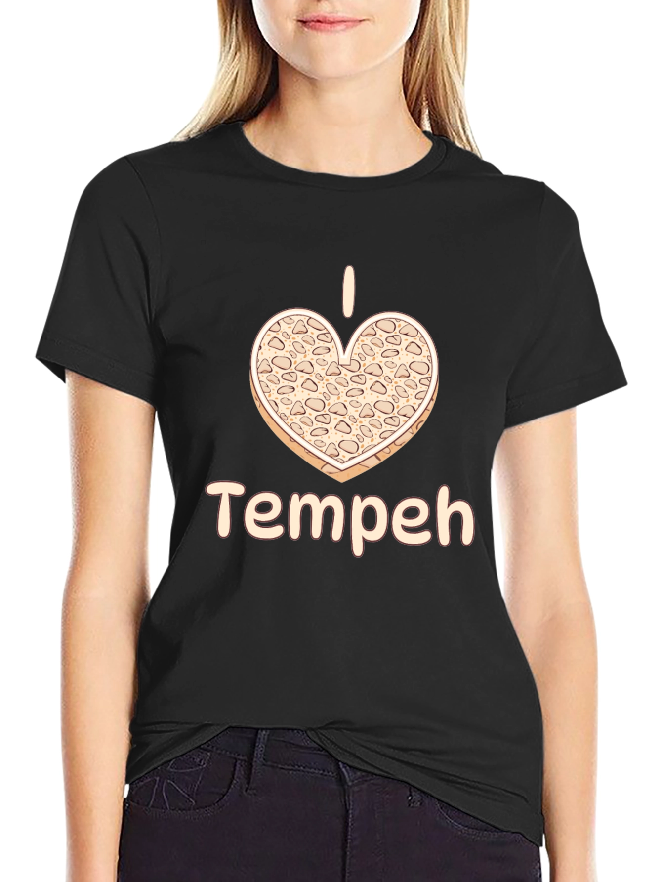 I Love Tempeh Graphic T-Shirt