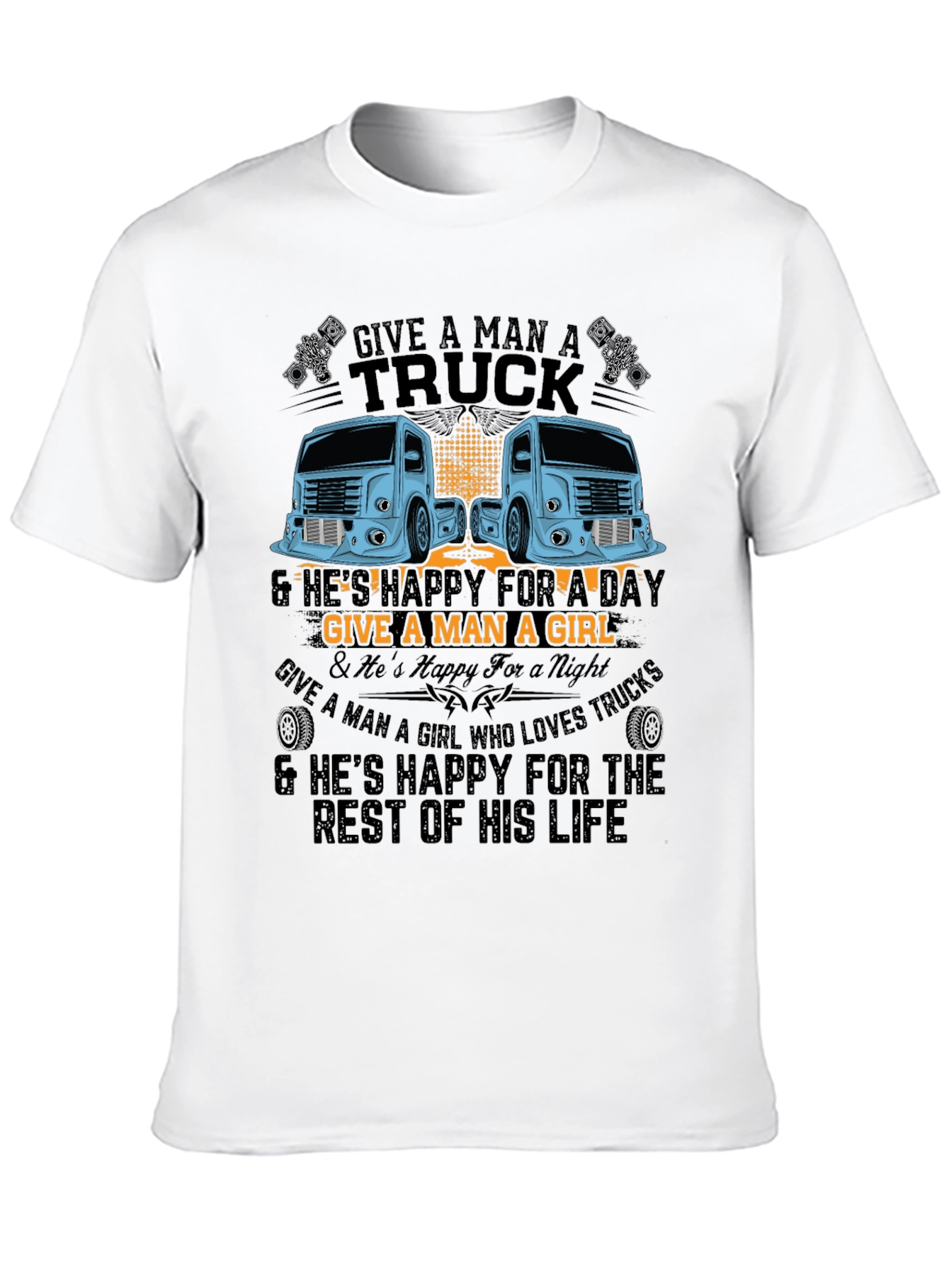 Truck Lover Graphic T-Shirt