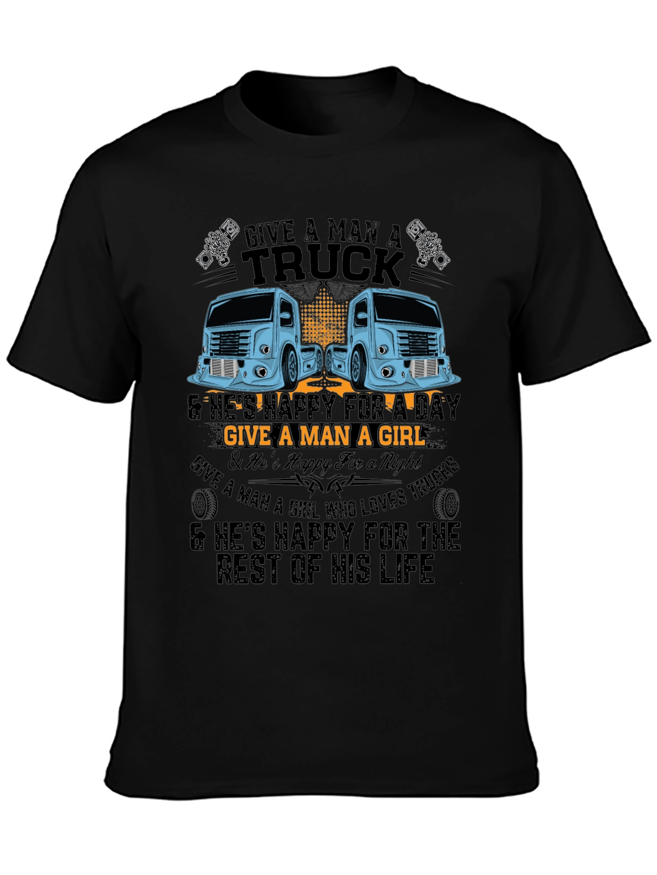 Truck Lover Graphic T-Shirt