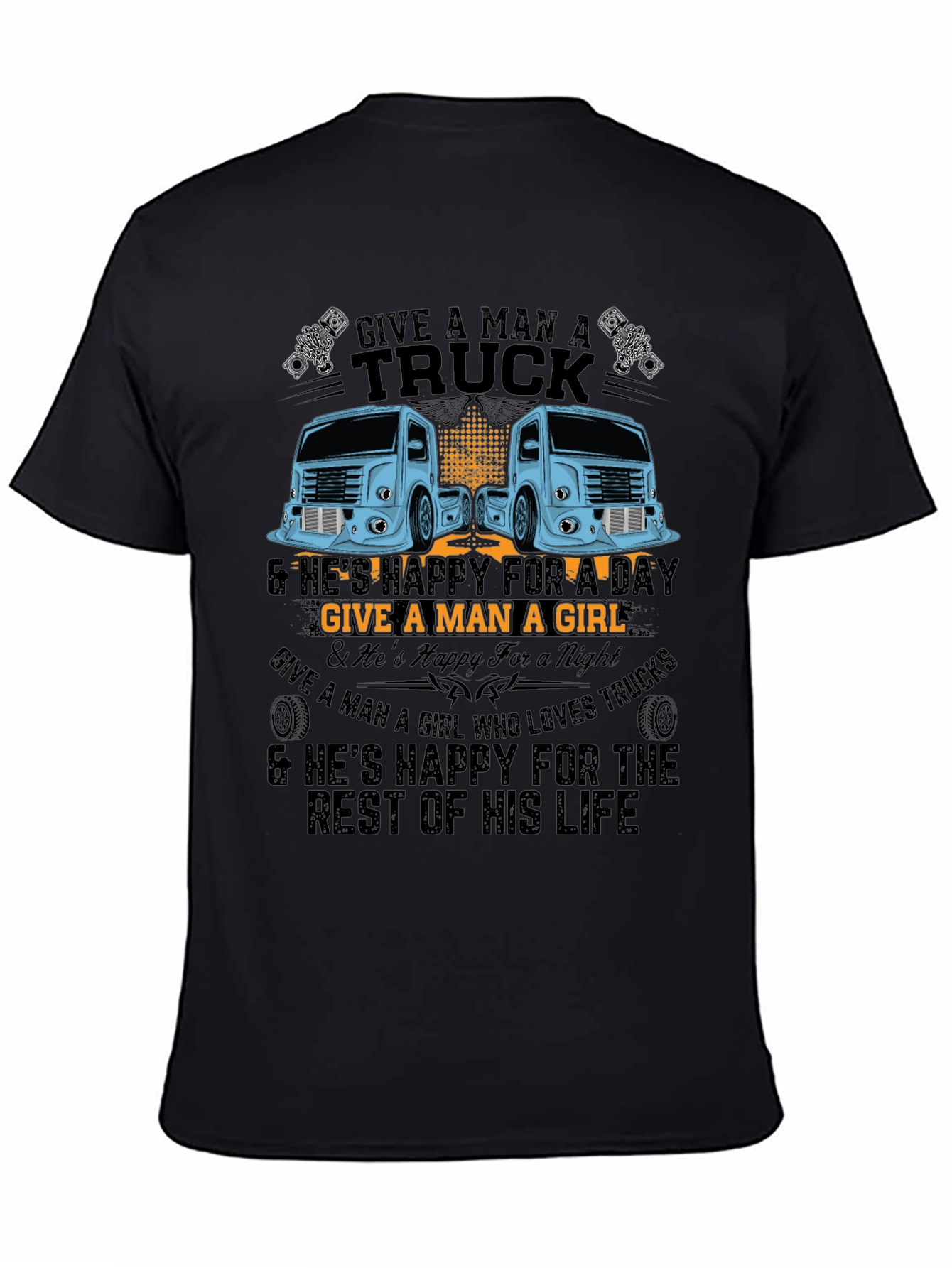 Truck Lover Graphic T-Shirt