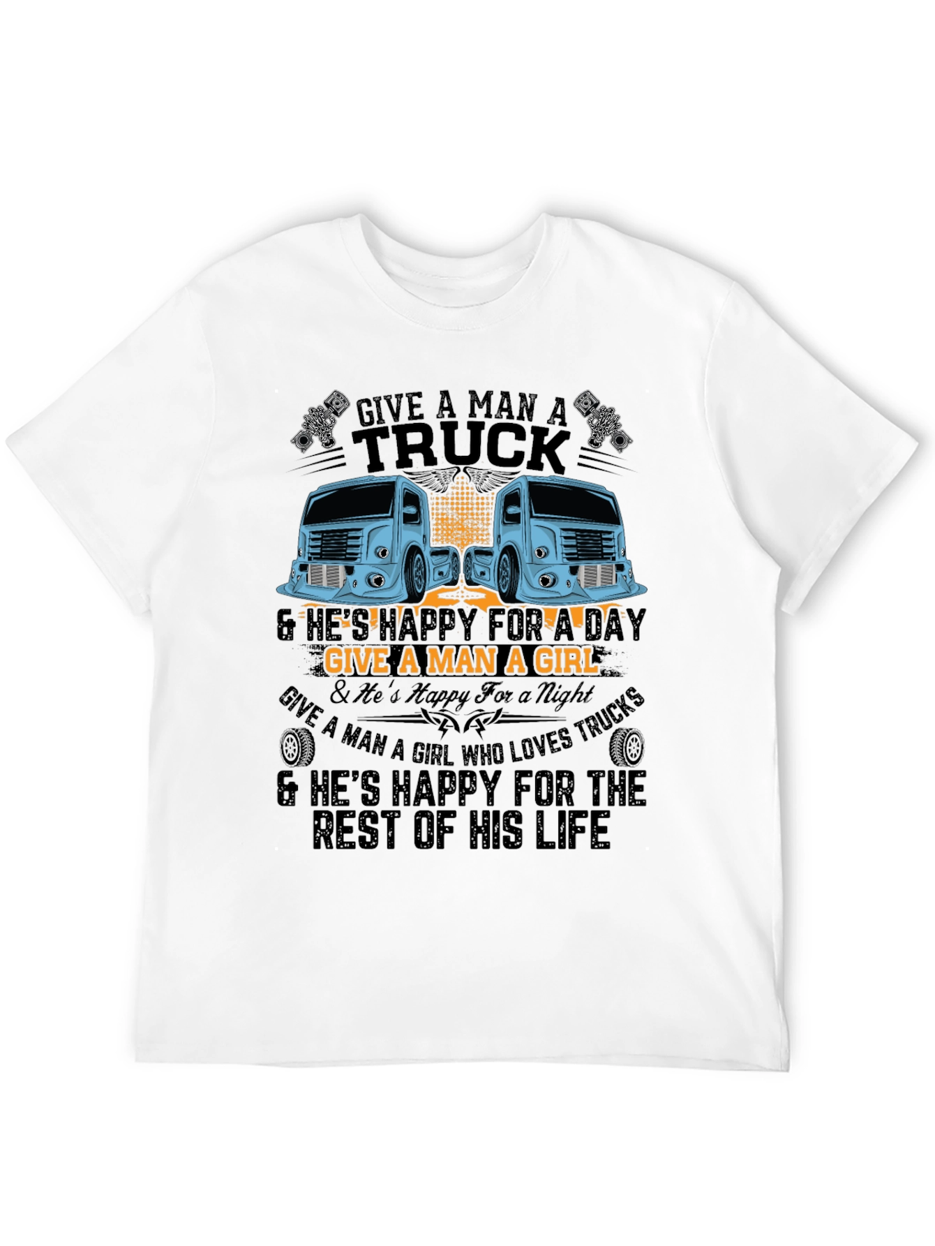 Truck Lover Graphic T-Shirt