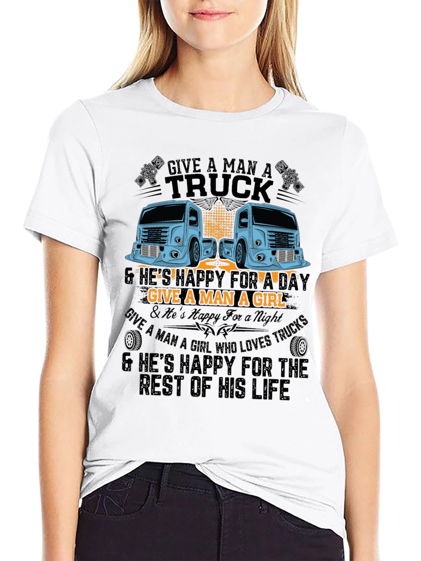 Truck Lover Graphic T-Shirt