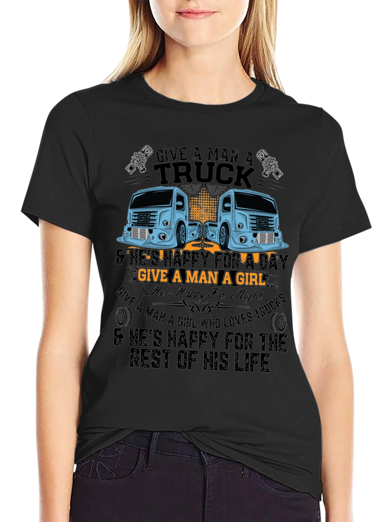 Truck Lover Graphic T-Shirt