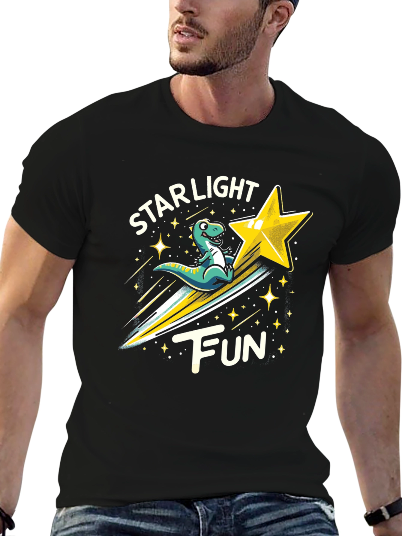 Starlight Fun Dinosaur Graphic T-Shirt