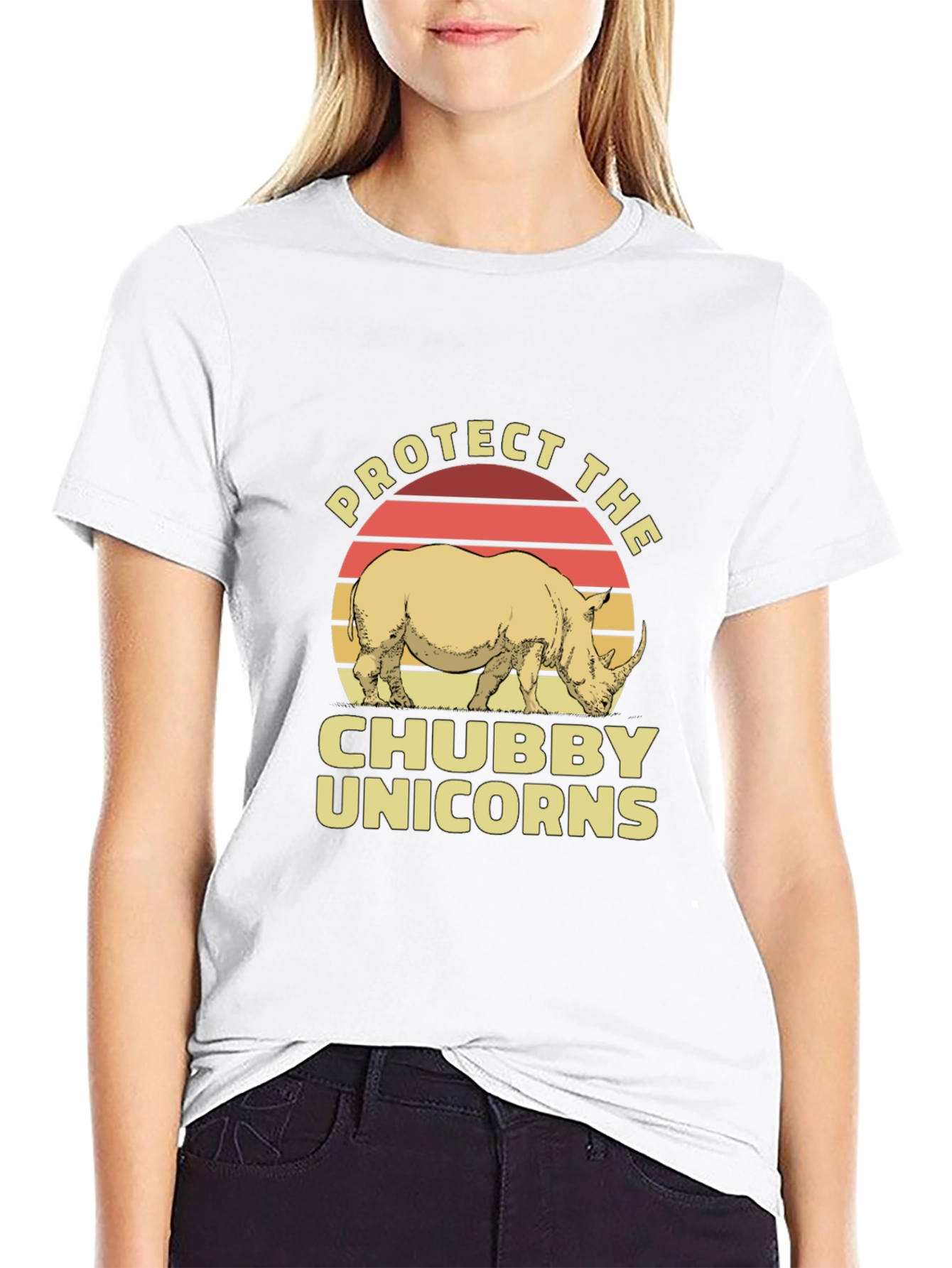 Protect Chubby Unicorns Graphic Tee