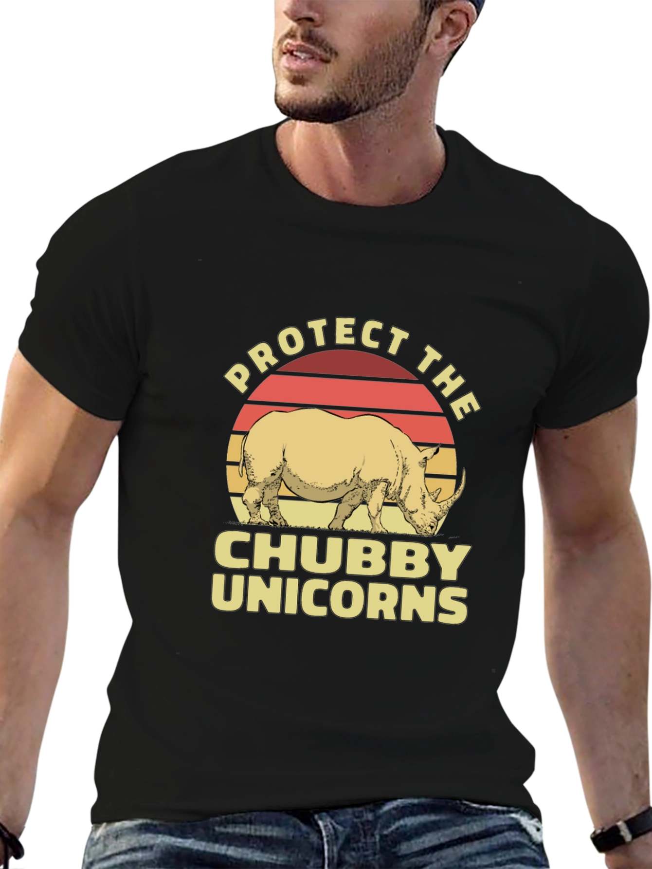 Protect Chubby Unicorns Graphic Tee