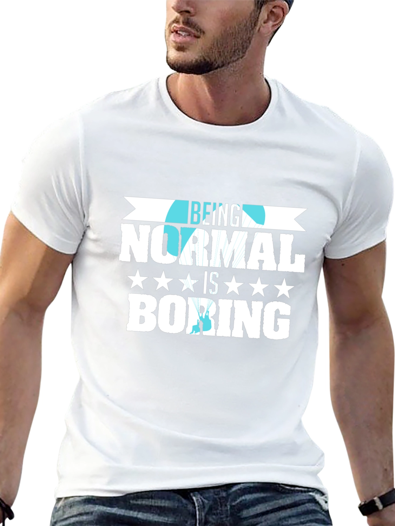 Being Normal is Boring Graphic Tee