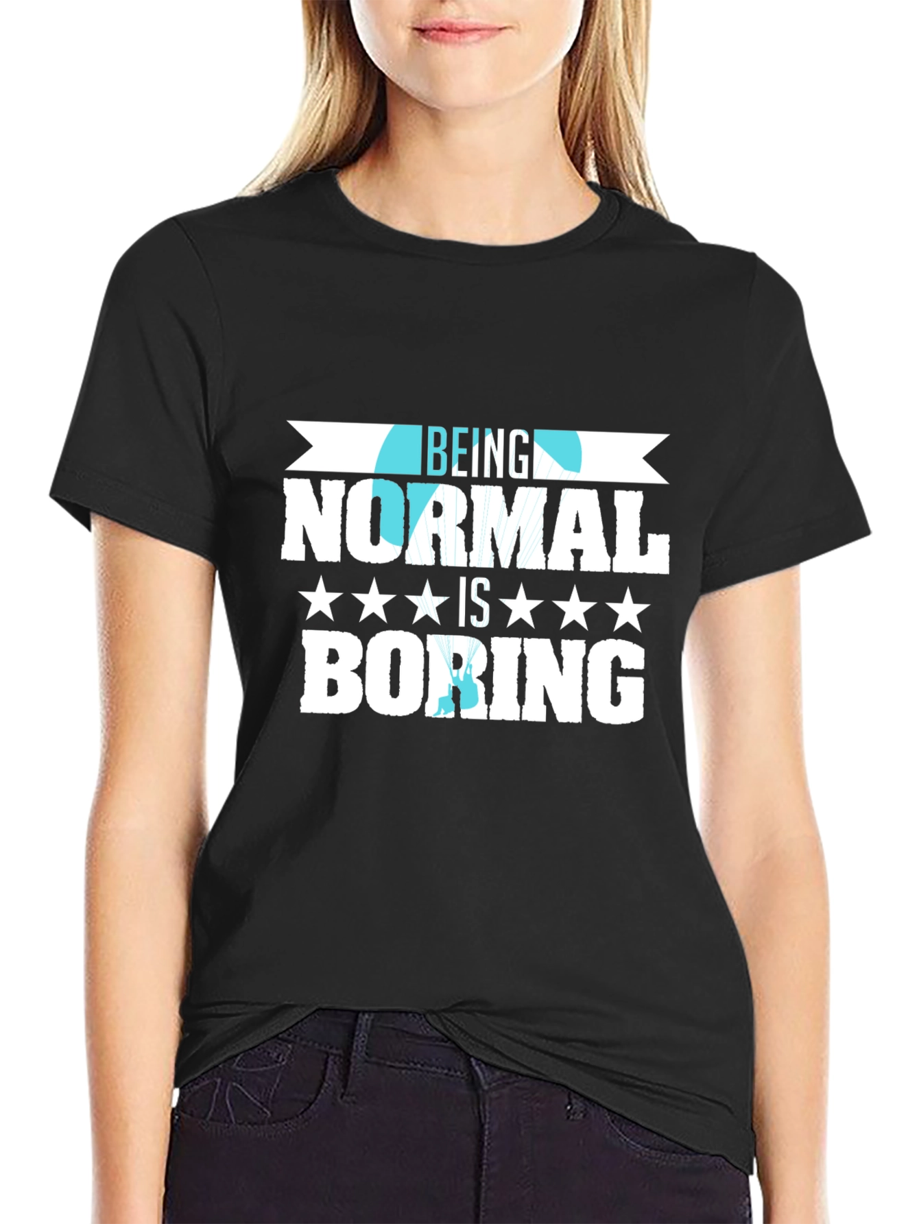 Being Normal is Boring Graphic Tee
