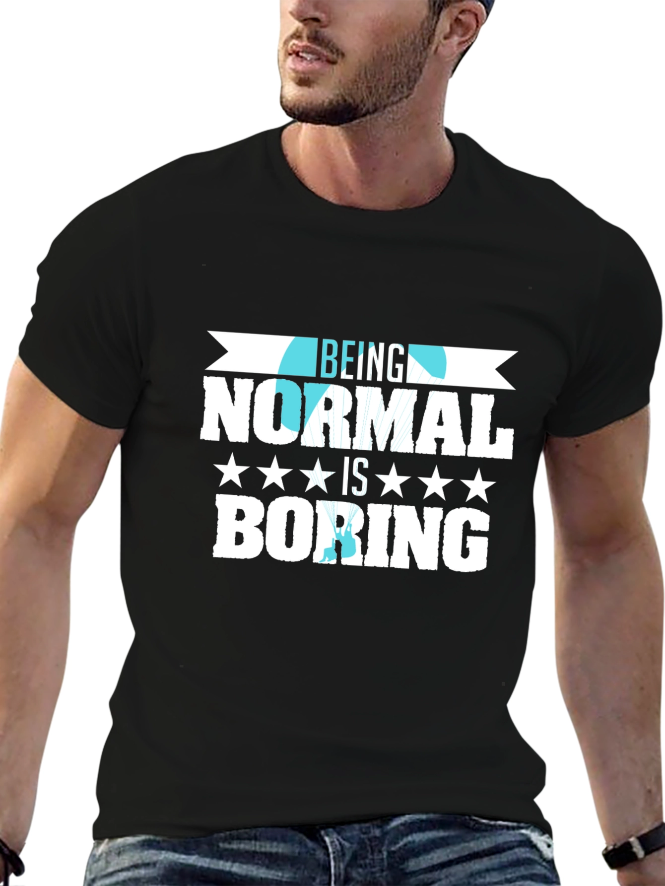 Being Normal is Boring Graphic Tee