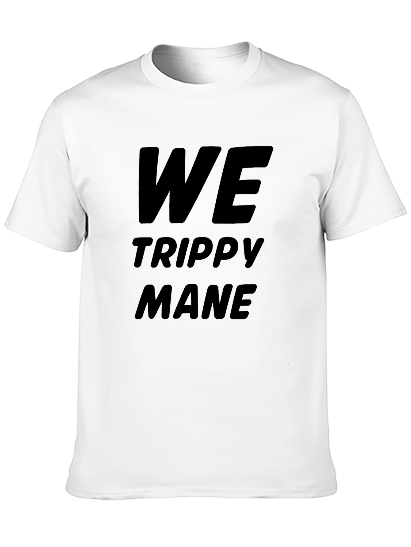 We Trippy Mane Black Graphic Tee