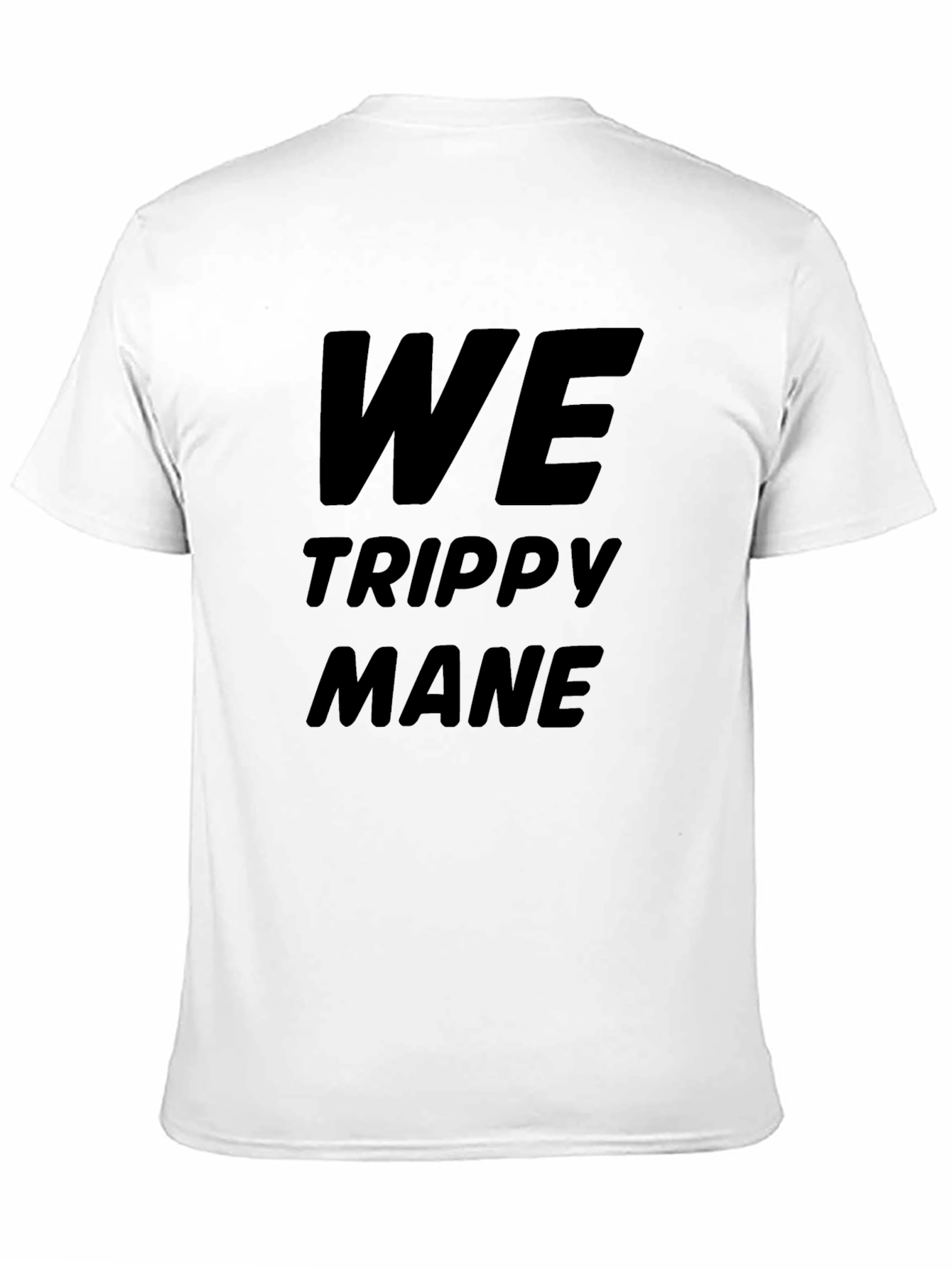 We Trippy Mane Black Graphic Tee