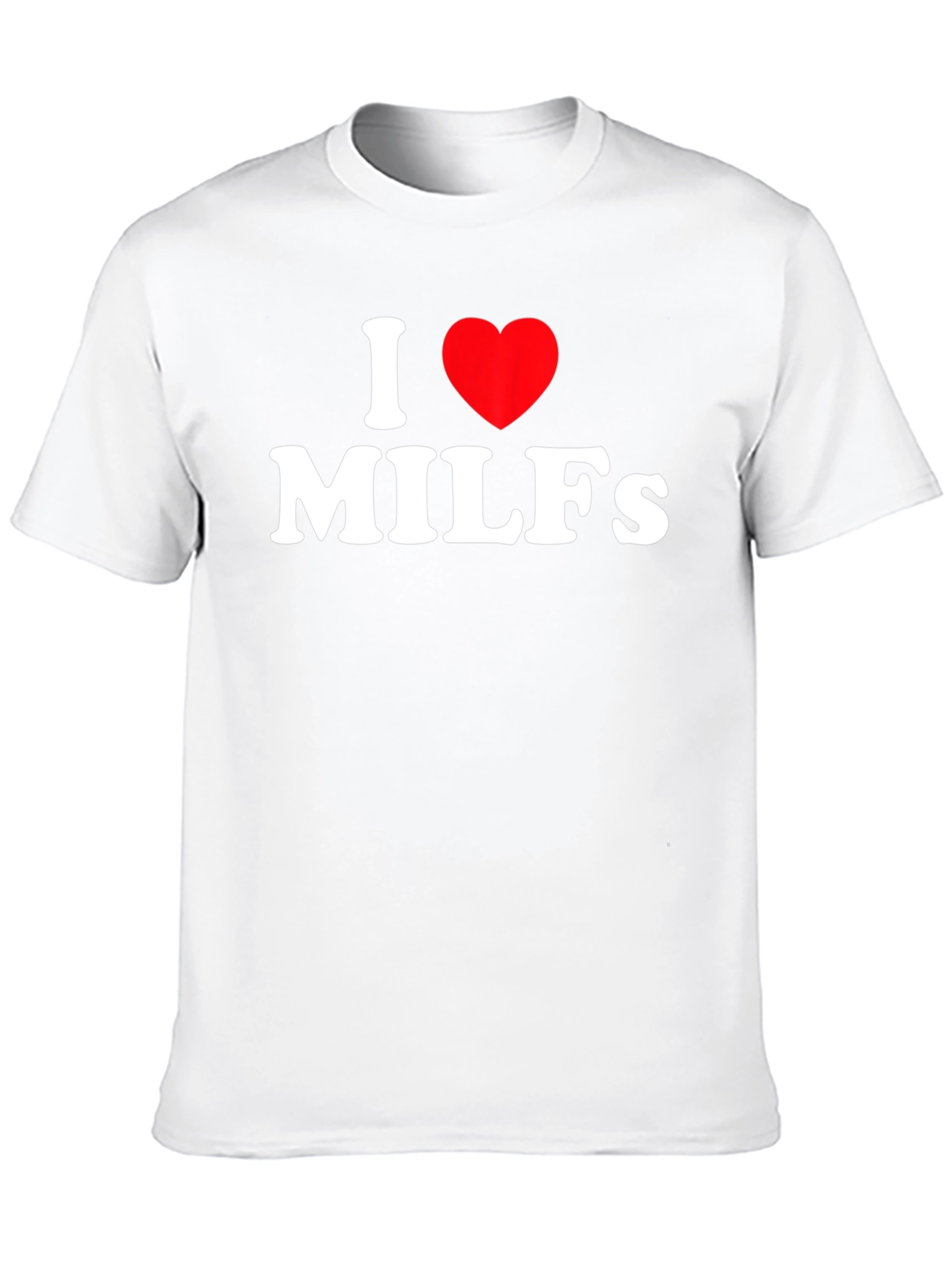 I Heart MILFs Black Graphic Tee