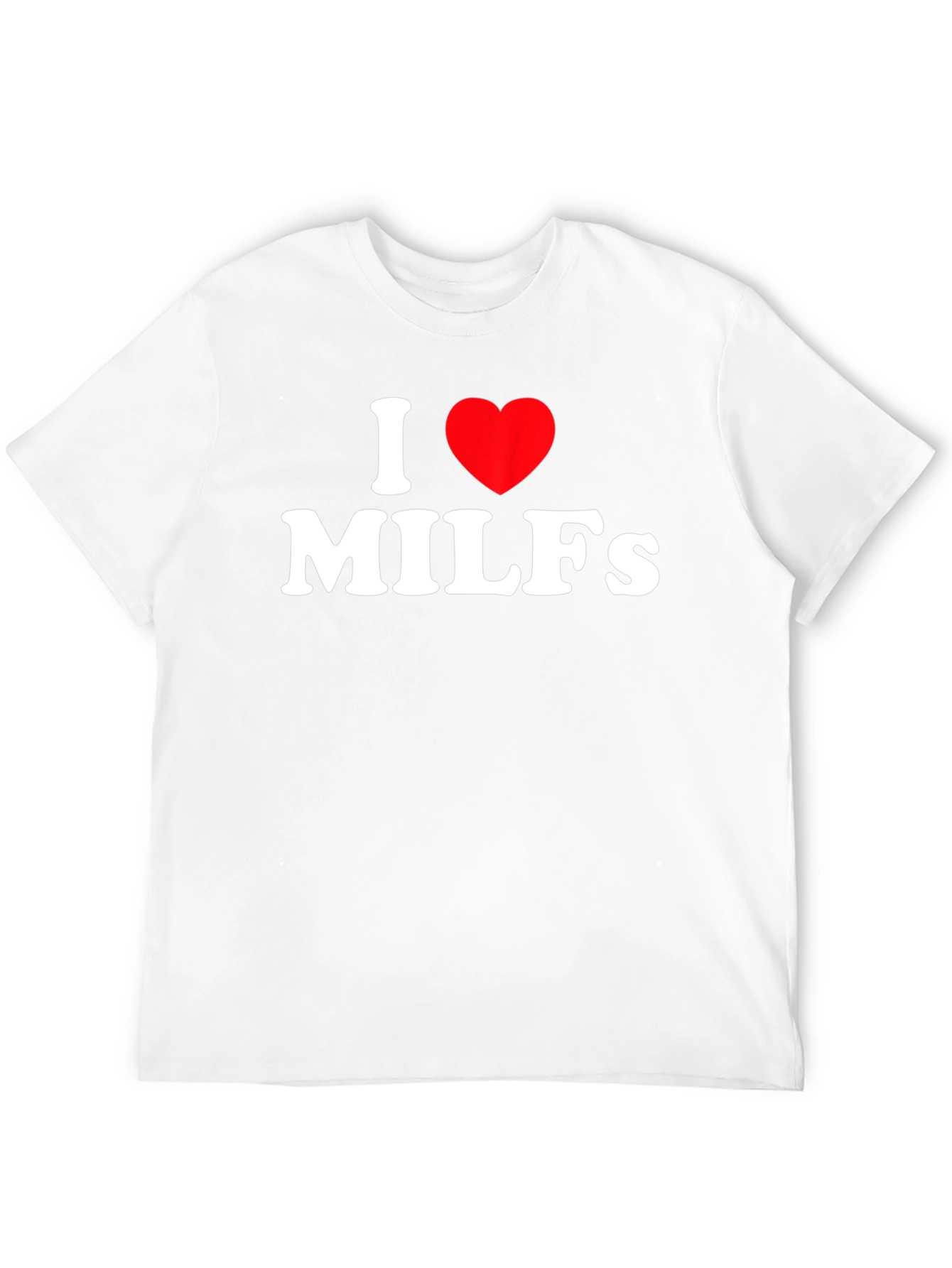 I Heart MILFs Black Graphic Tee