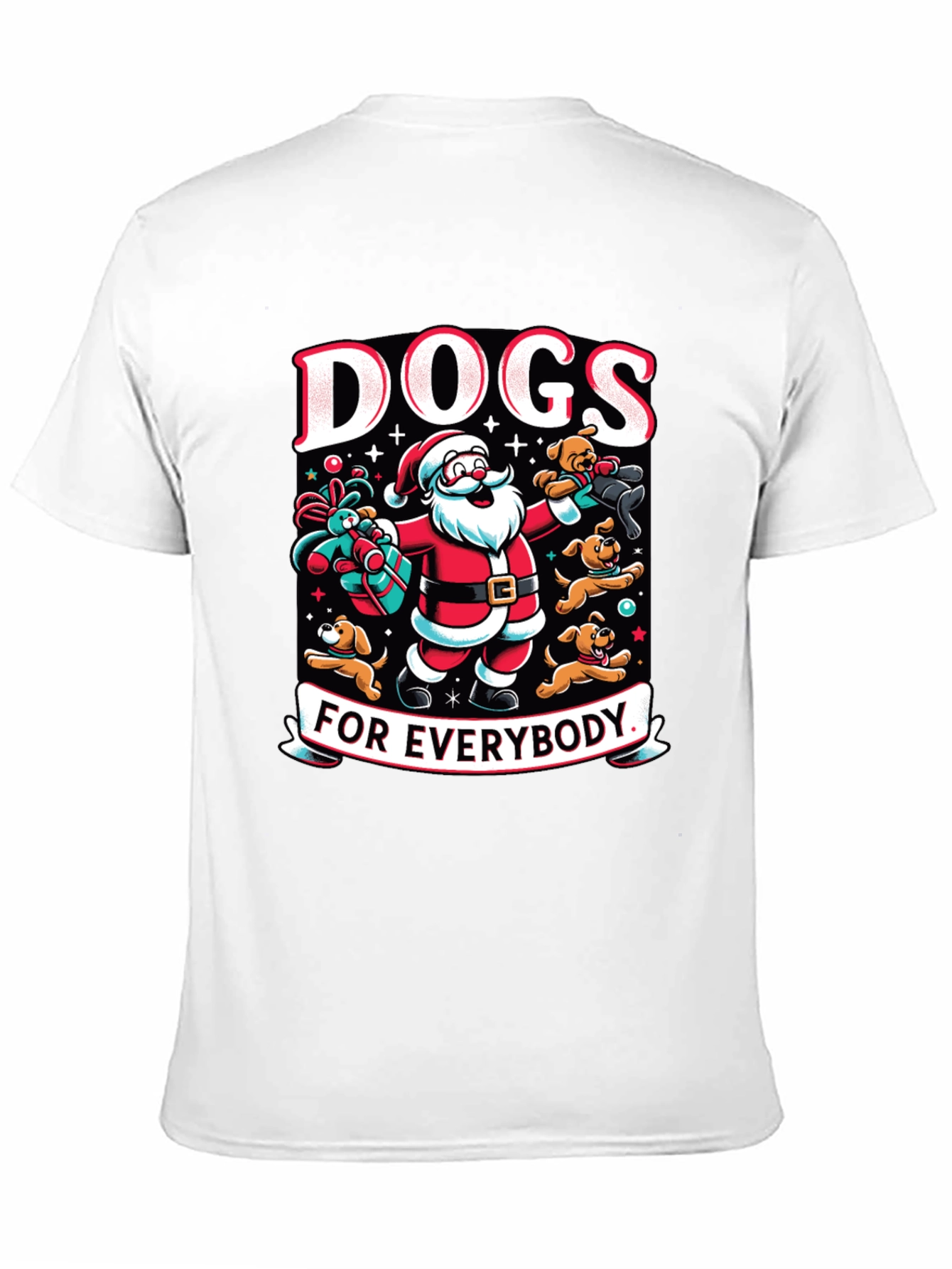 Dogs for Everybody Santa T-Shirt