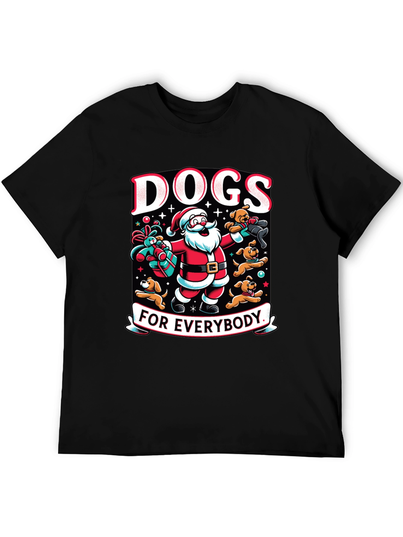 Dogs for Everybody Santa T-Shirt